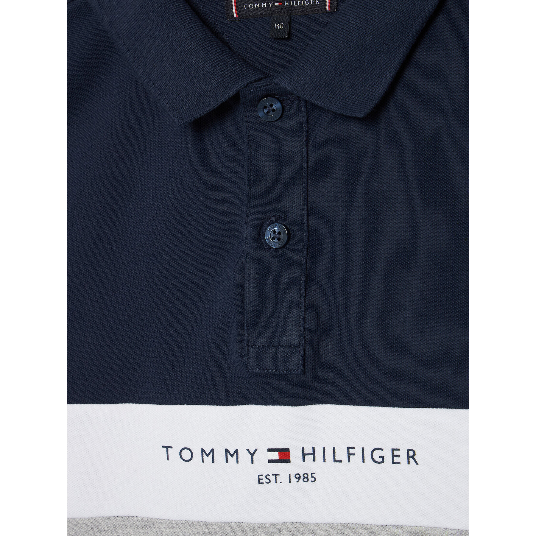 Tommy Hilfiger Tricou polo Colorblock KB0KB07371 D Colorat Regular Fit - Pled.ro