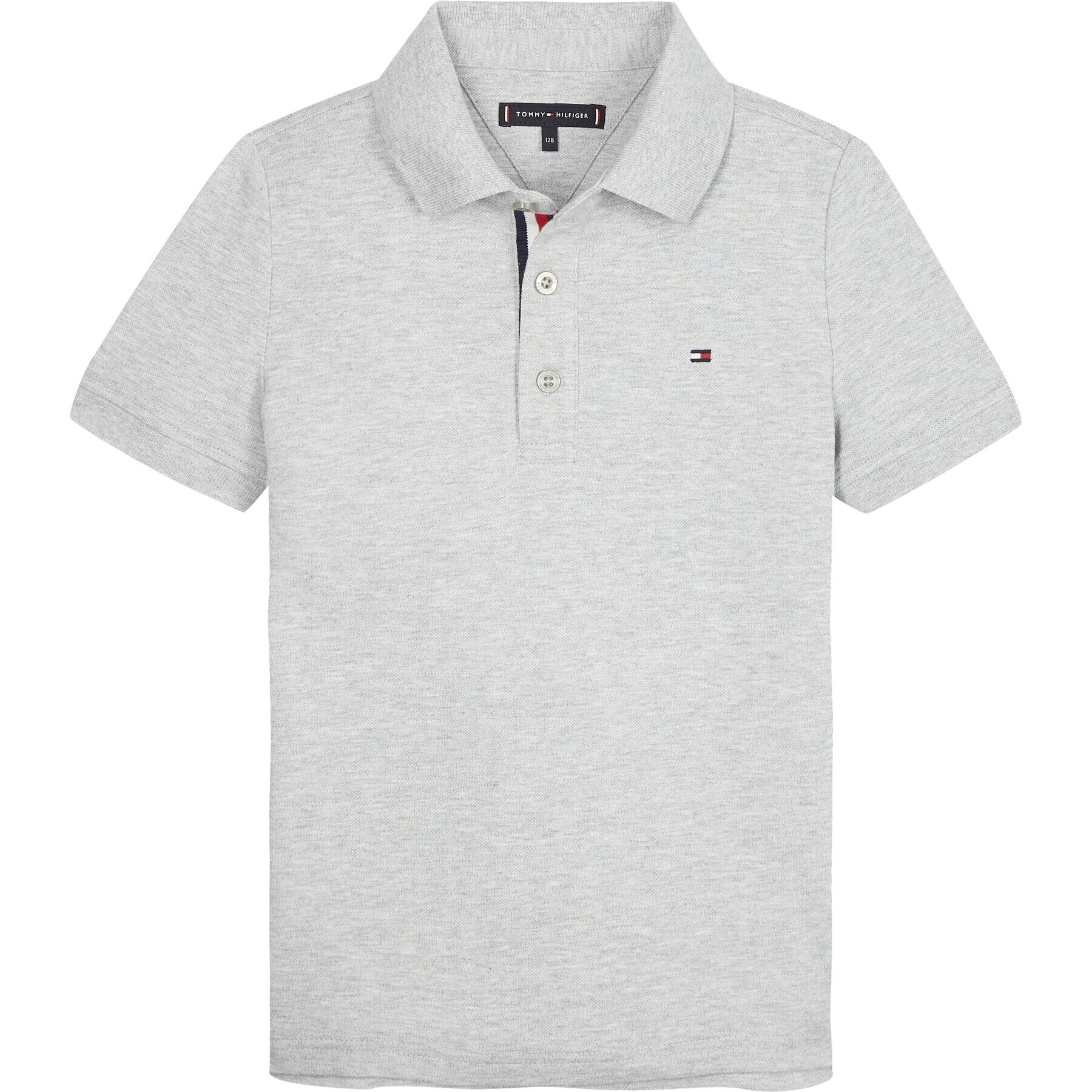 Tommy Hilfiger Tricou polo Essential KB0KB05434 M Gri Regular Fit - Pled.ro