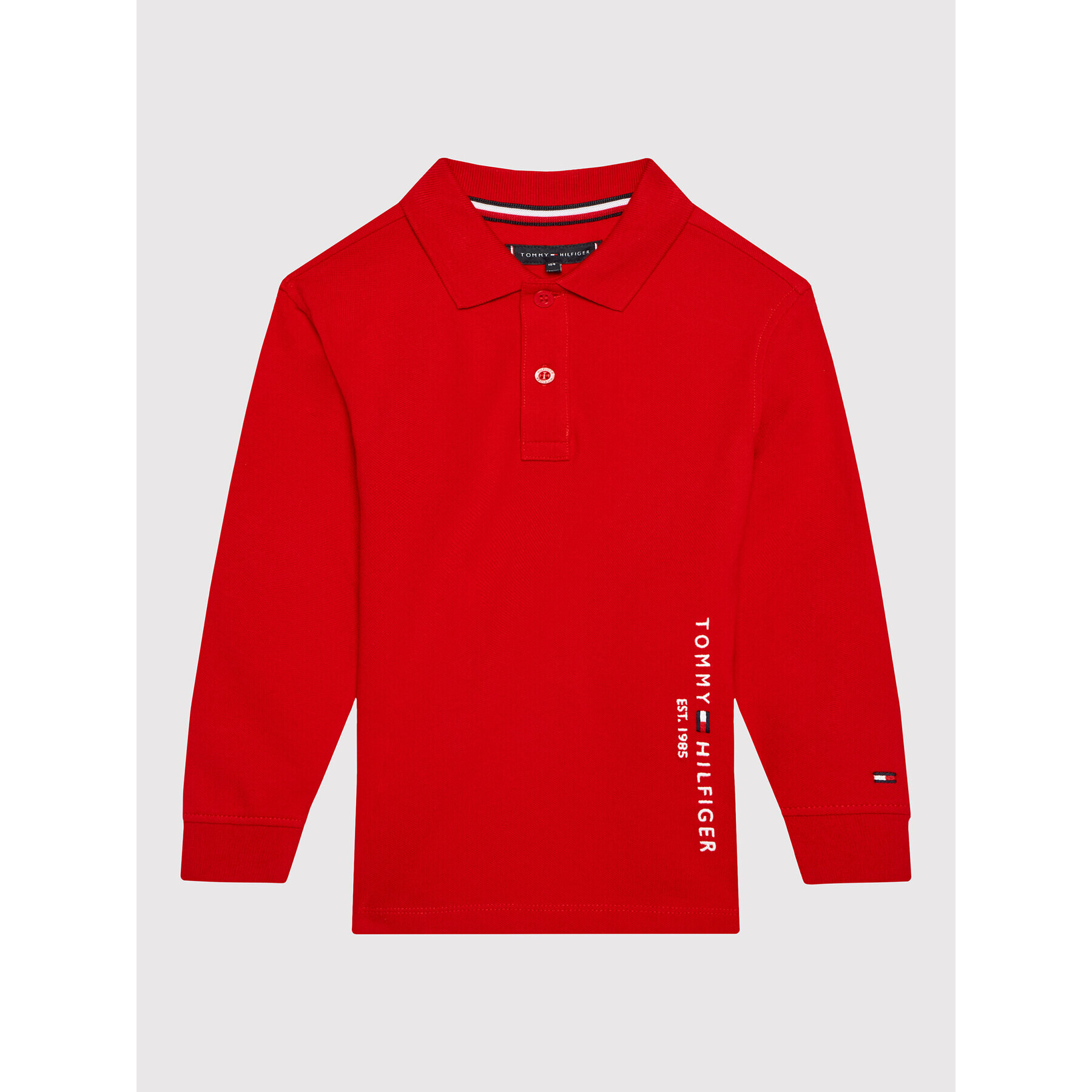 Tommy Hilfiger Tricou polo Essential KB0KB06874 D Roșu Regular Fit - Pled.ro