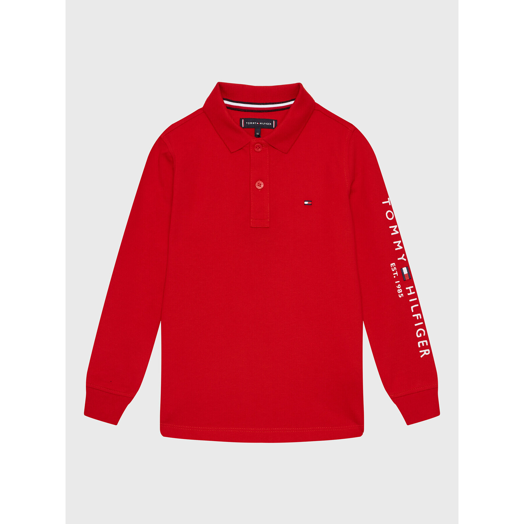 Tommy Hilfiger Tricou polo Essential KB0KB07729 M Roșu Regular Fit - Pled.ro