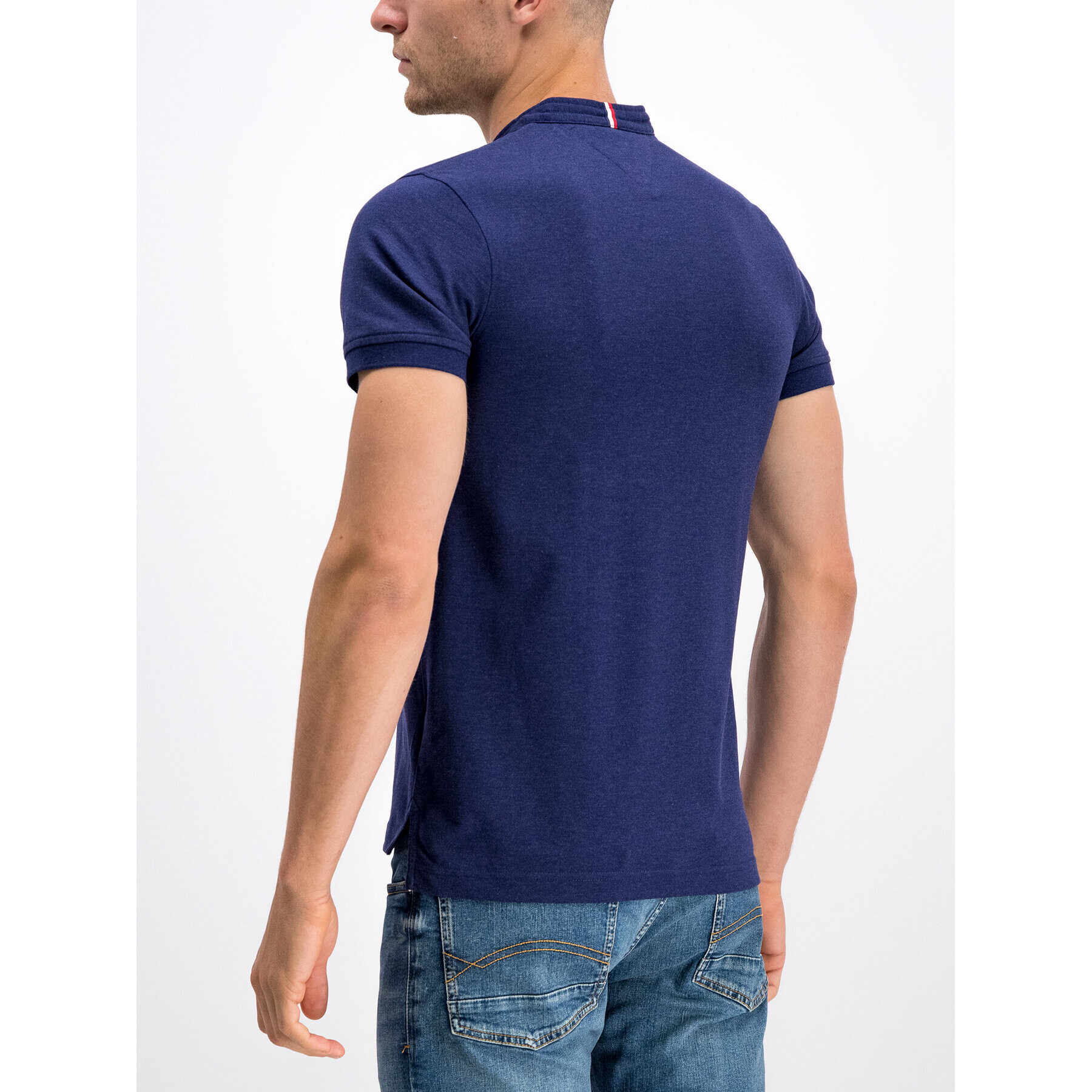 Tommy Hilfiger Tricou polo MW0MW10772 Bleumarin Slim Fit - Pled.ro