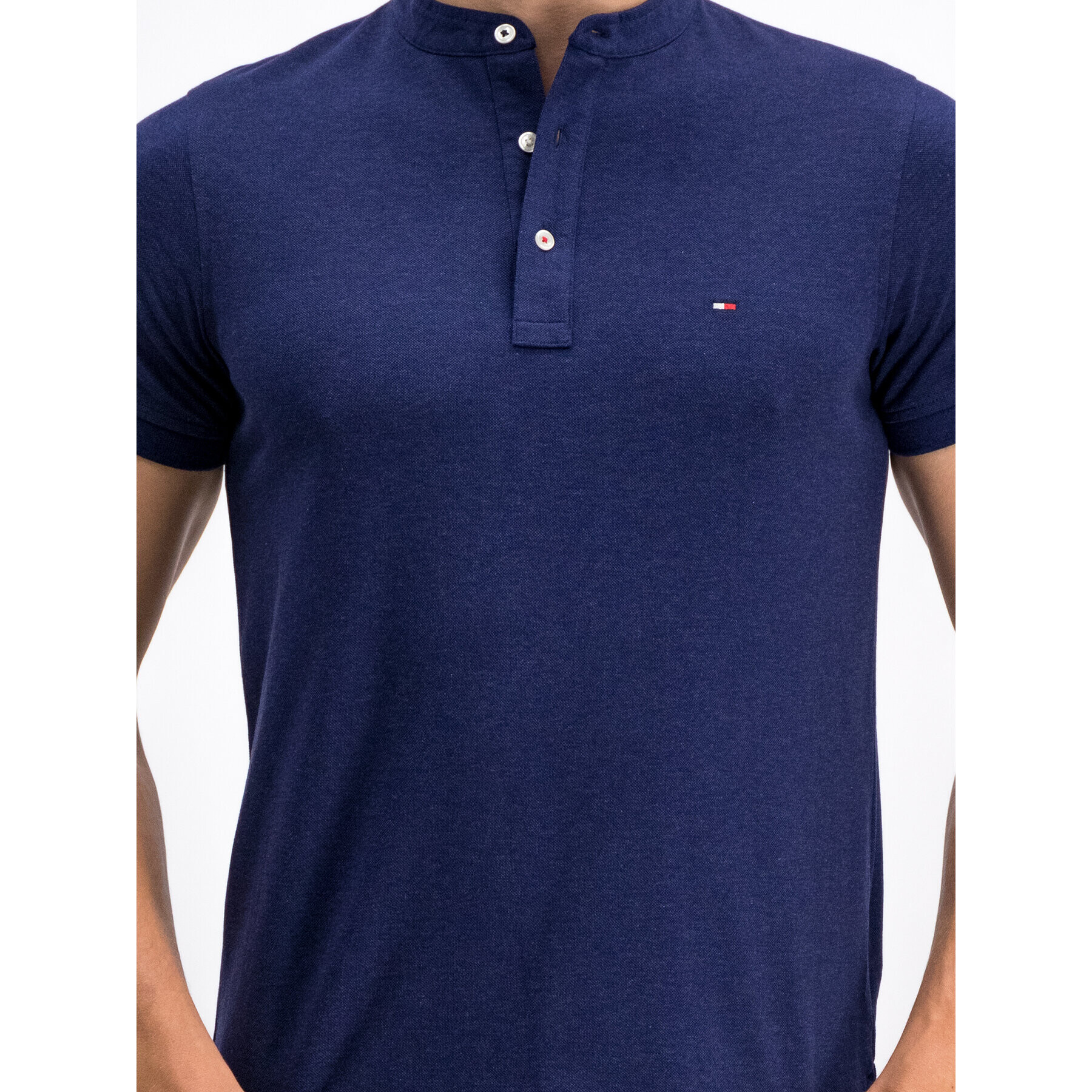 Tommy Hilfiger Tricou polo MW0MW10772 Bleumarin Slim Fit - Pled.ro