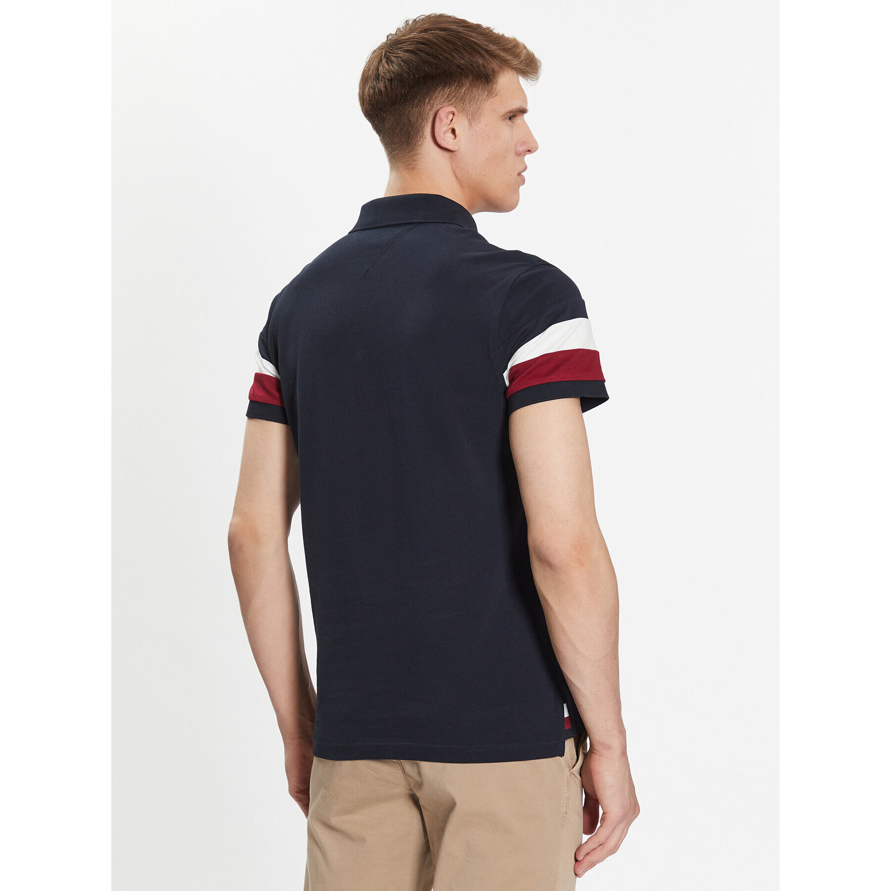 Tommy Hilfiger Tricou polo MW0MW31675 Bleumarin Slim Fit - Pled.ro