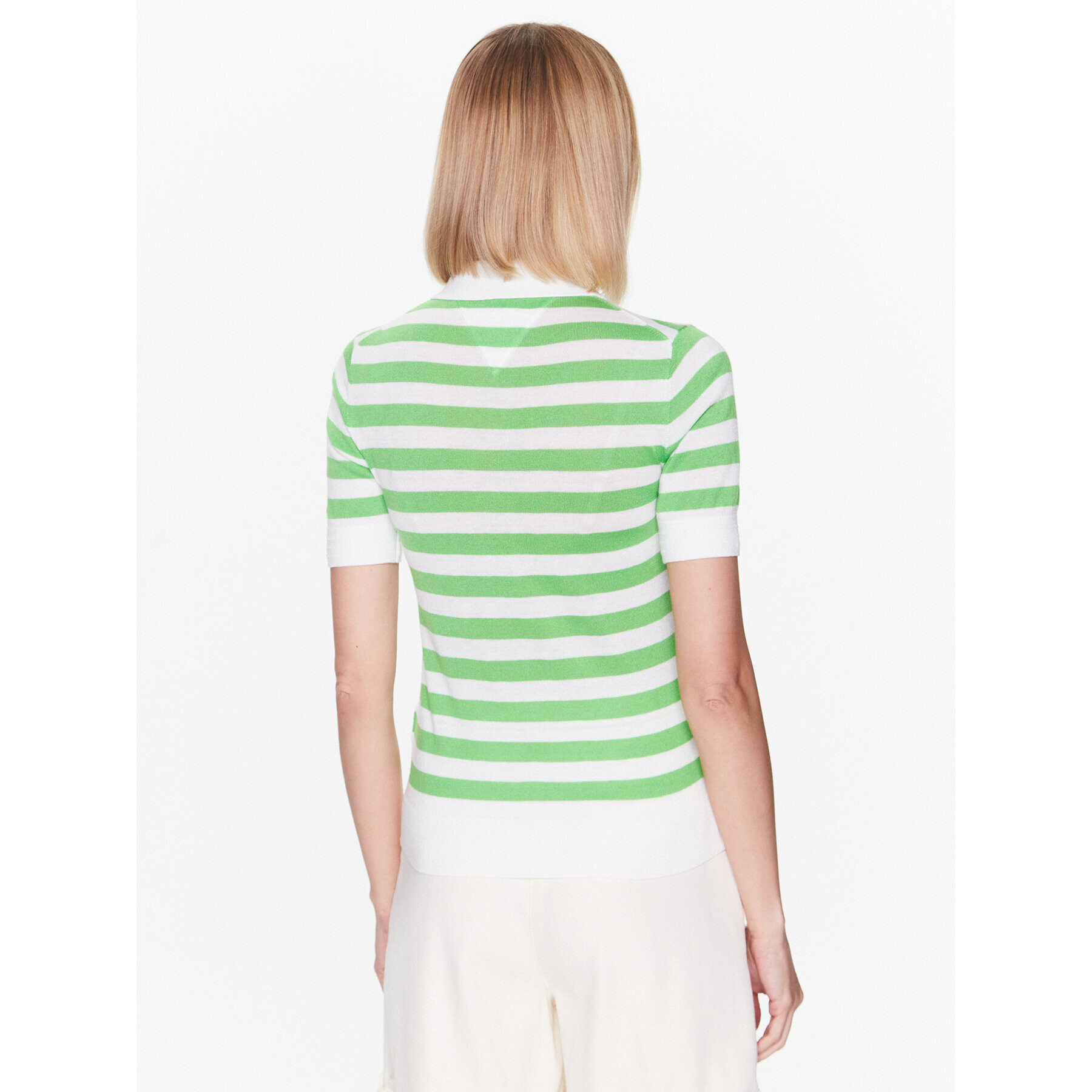 Tommy Hilfiger Tricou polo WW0WW37937 Verde Regular Fit - Pled.ro