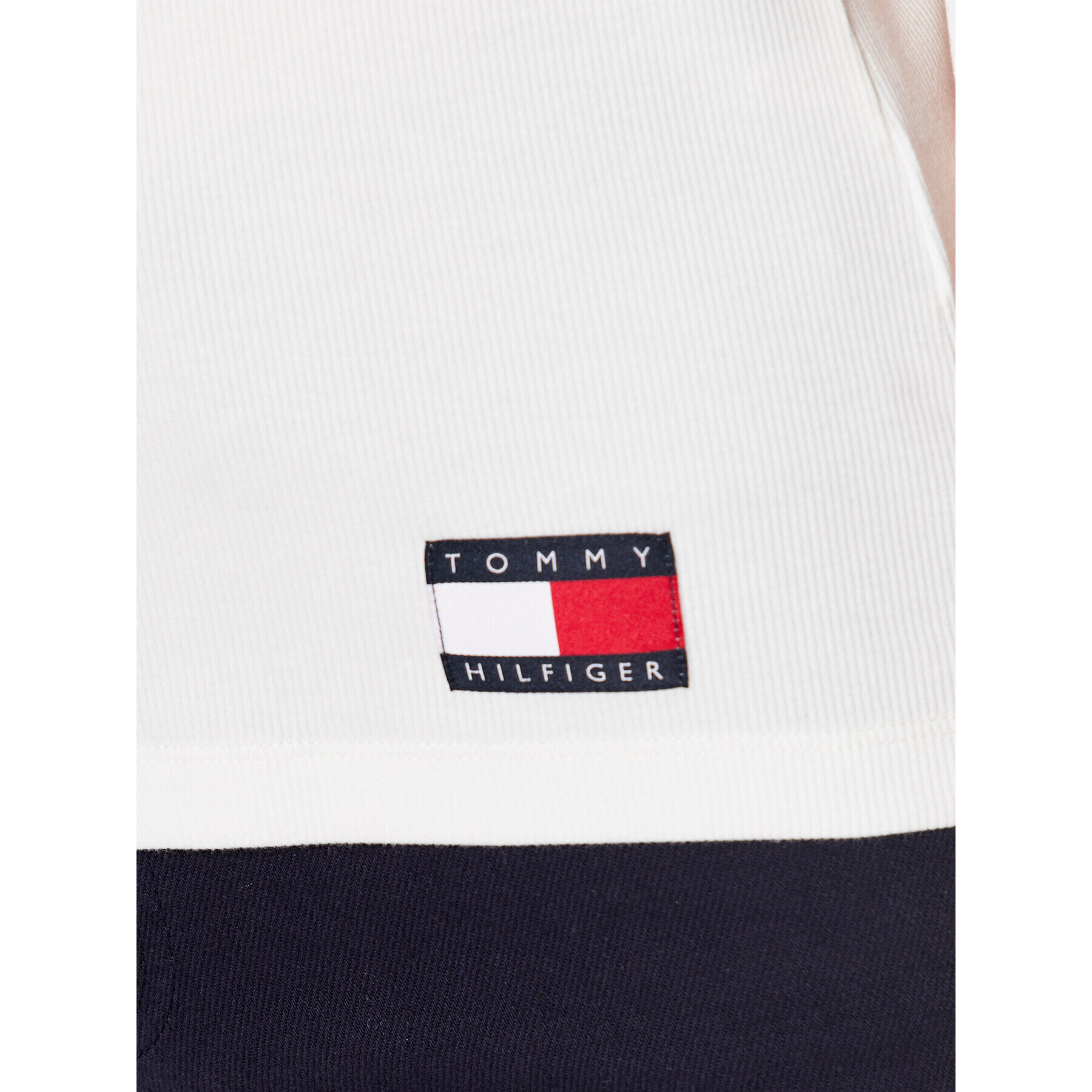 Tommy Hilfiger Tricou UW0UW04397 Écru Regular Fit - Pled.ro