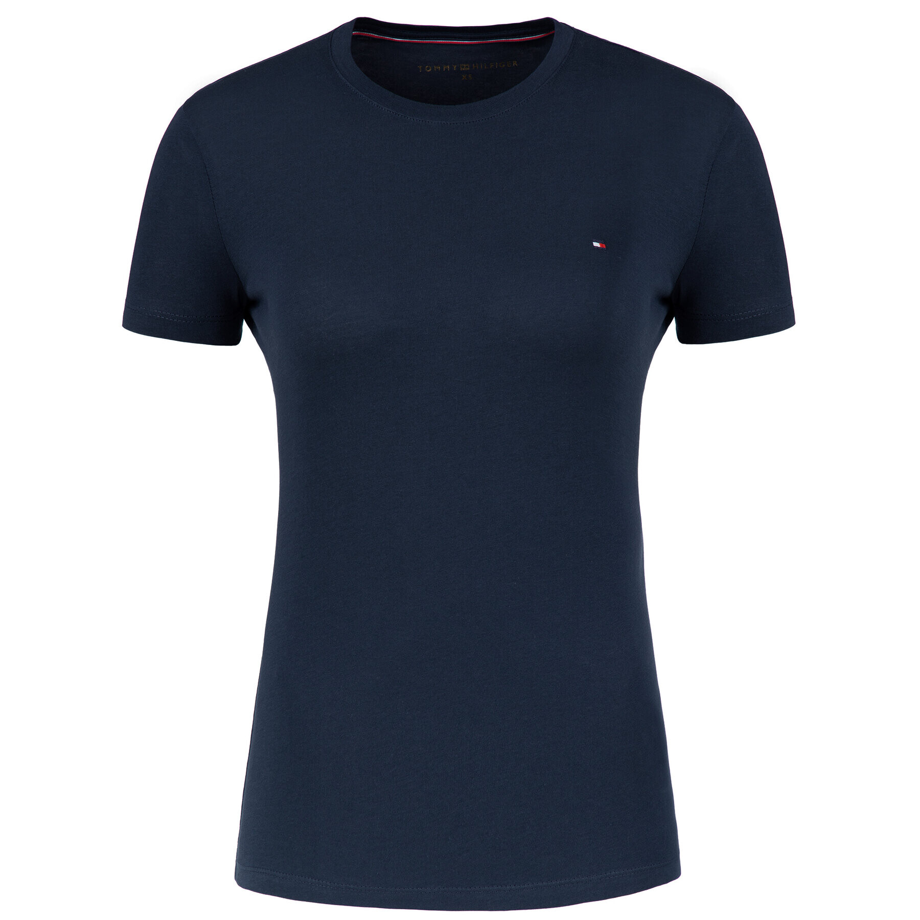 Tommy Hilfiger Tricou WW0WW22043 Bleumarin Regular Fit - Pled.ro