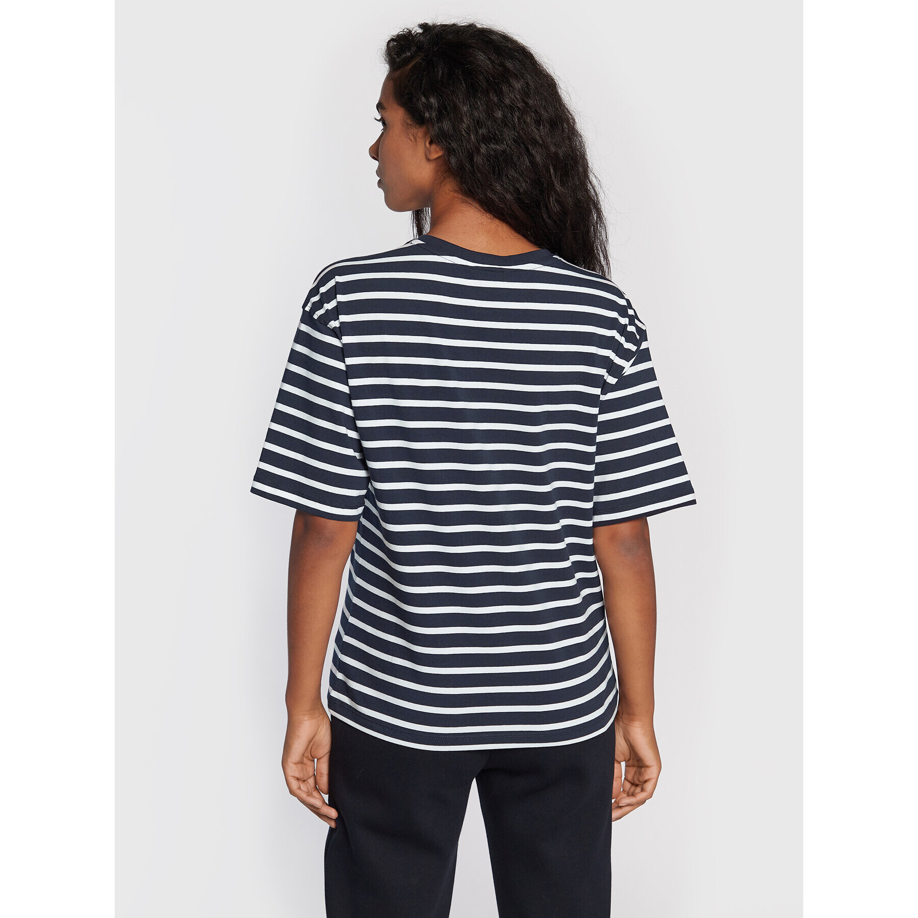 Tommy Hilfiger Tricou WW0WW31672 Bleumarin Relaxed Fit - Pled.ro