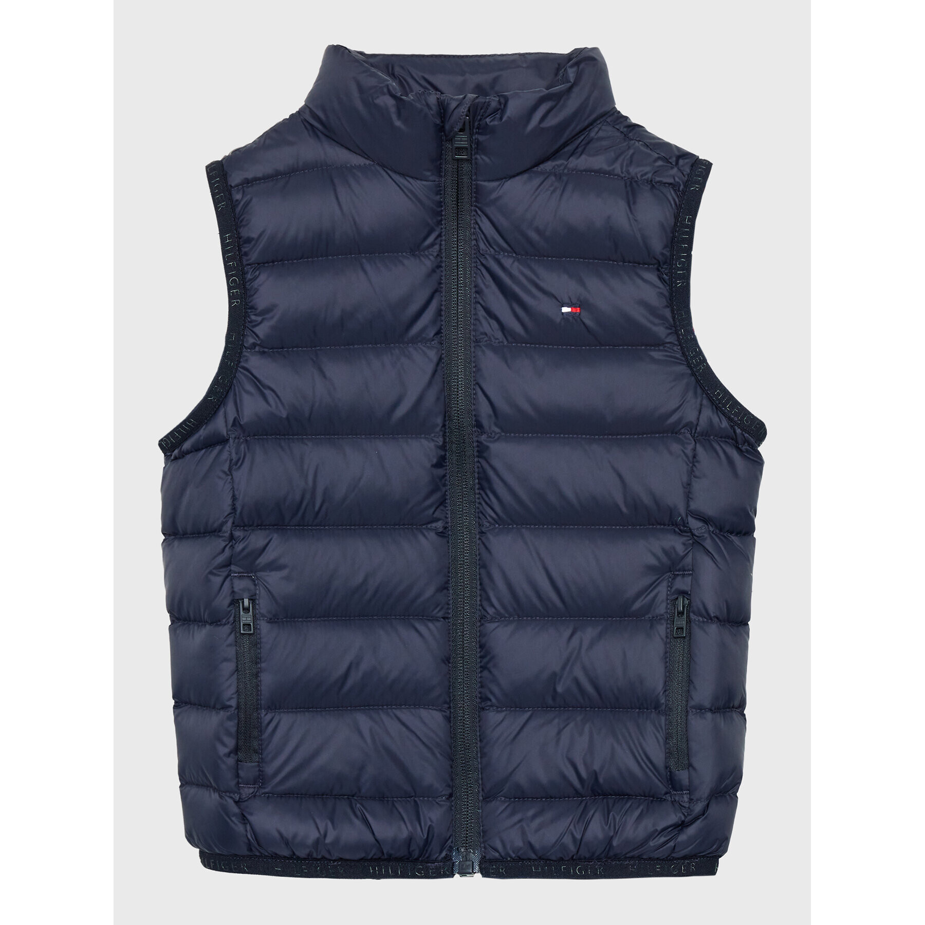 Tommy Hilfiger Vestă Essential KS0KS00365 D Bleumarin Regular Fit - Pled.ro