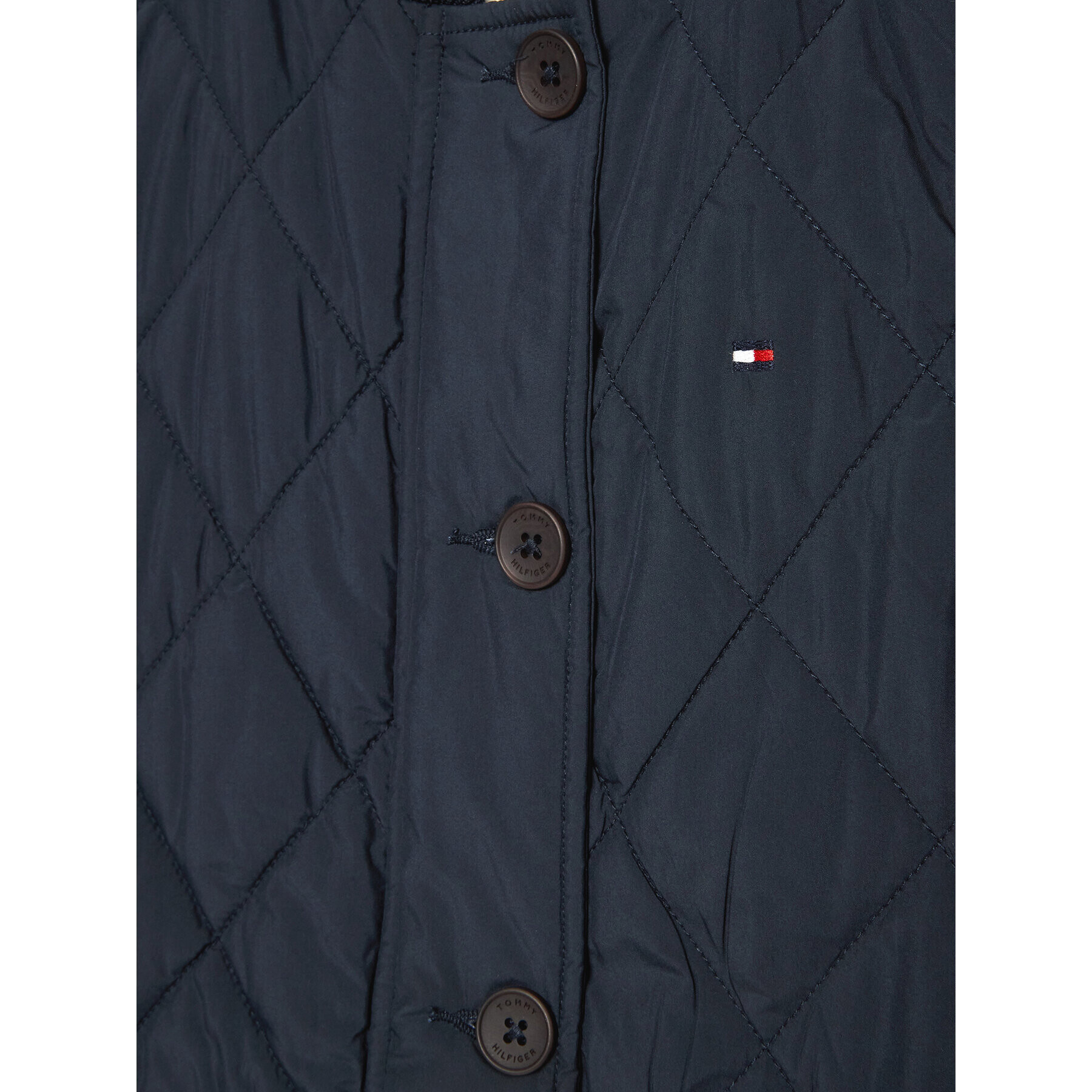 Tommy Hilfiger Vestă KG0KG07071 D Bleumarin Regular Fit - Pled.ro