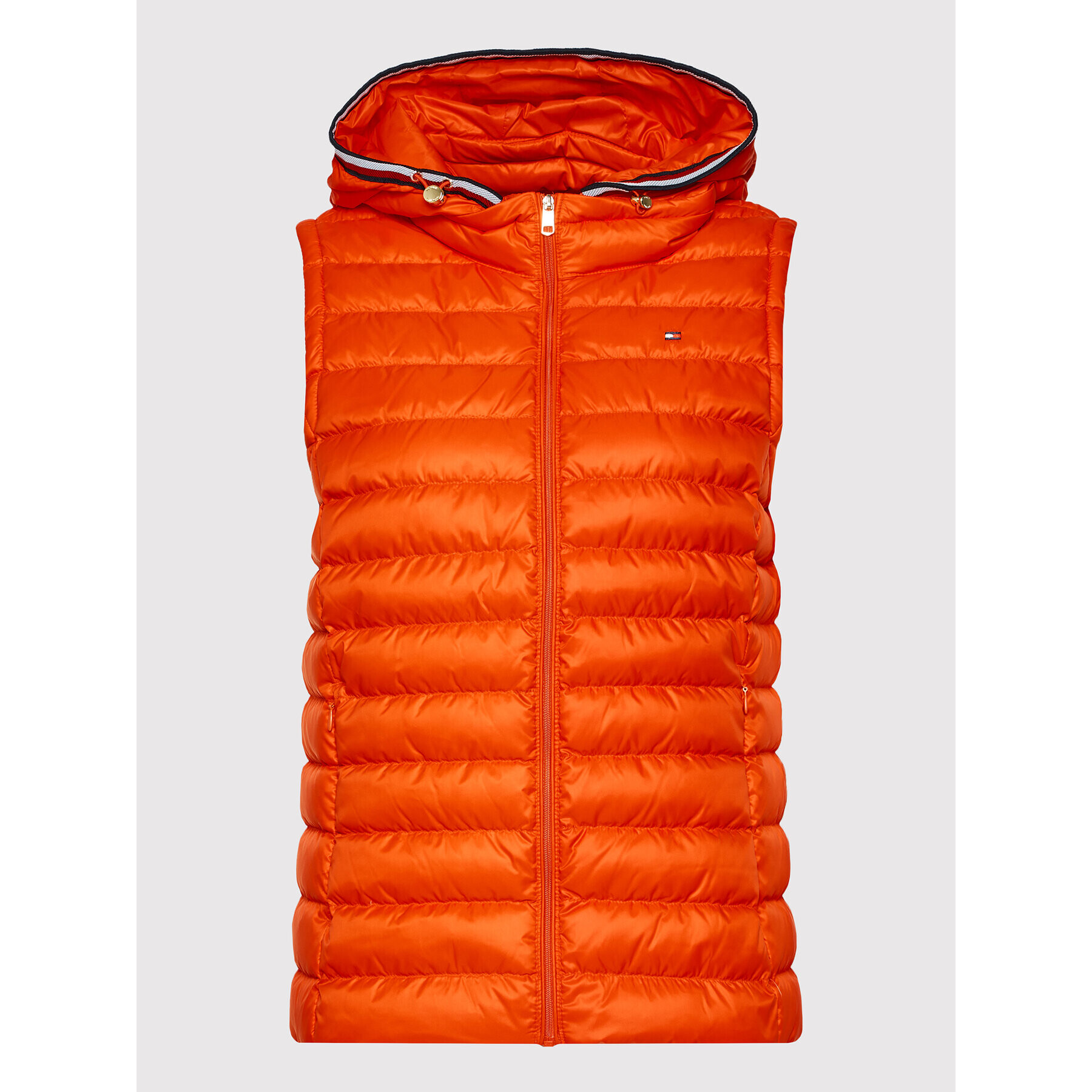 Tommy Hilfiger Vestă Th Ess Lw Down Vest WW0WW30841 Roșu Regular Fit - Pled.ro