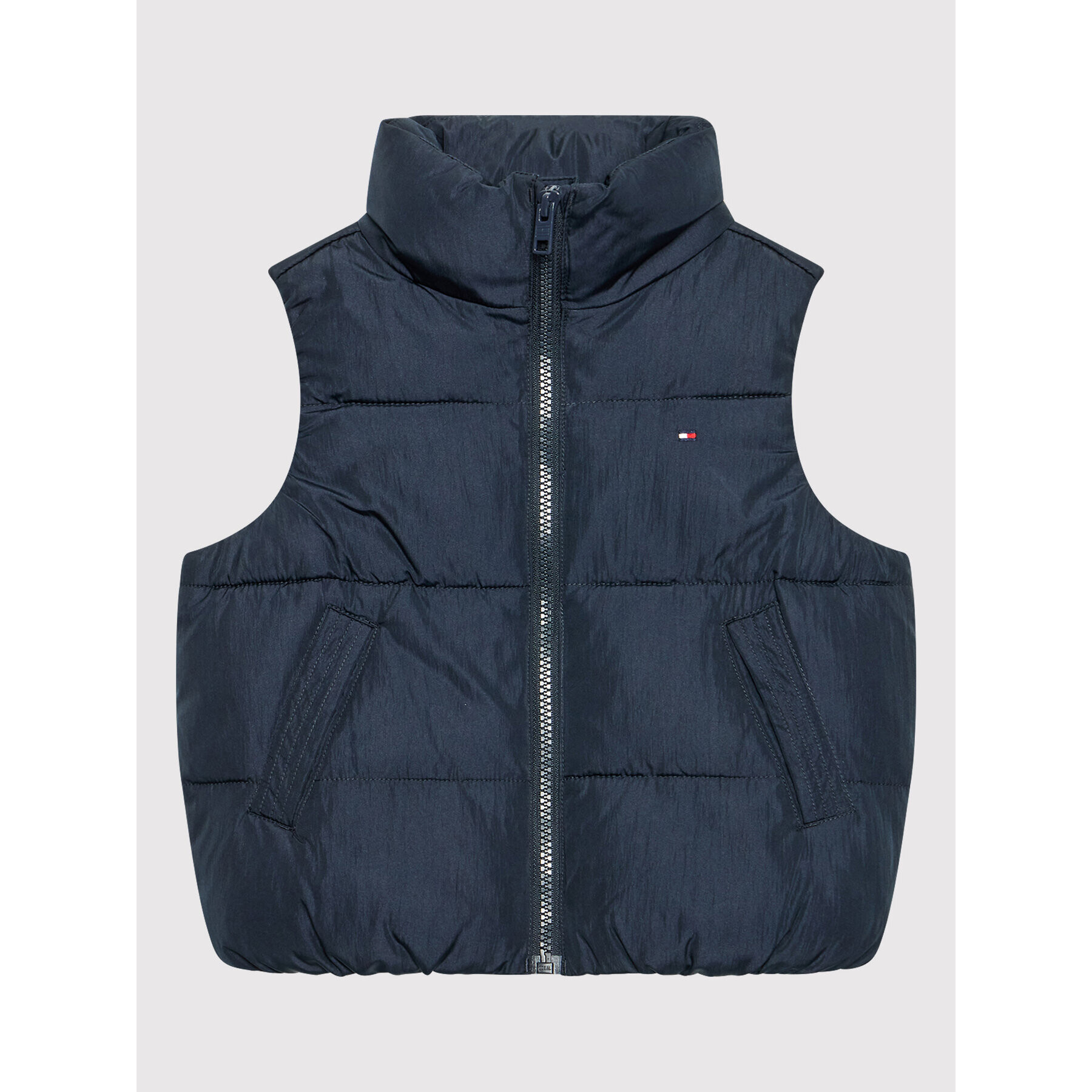 Tommy Hilfiger Vestă KG0KG06826 D Bleumarin Regular Fit - Pled.ro