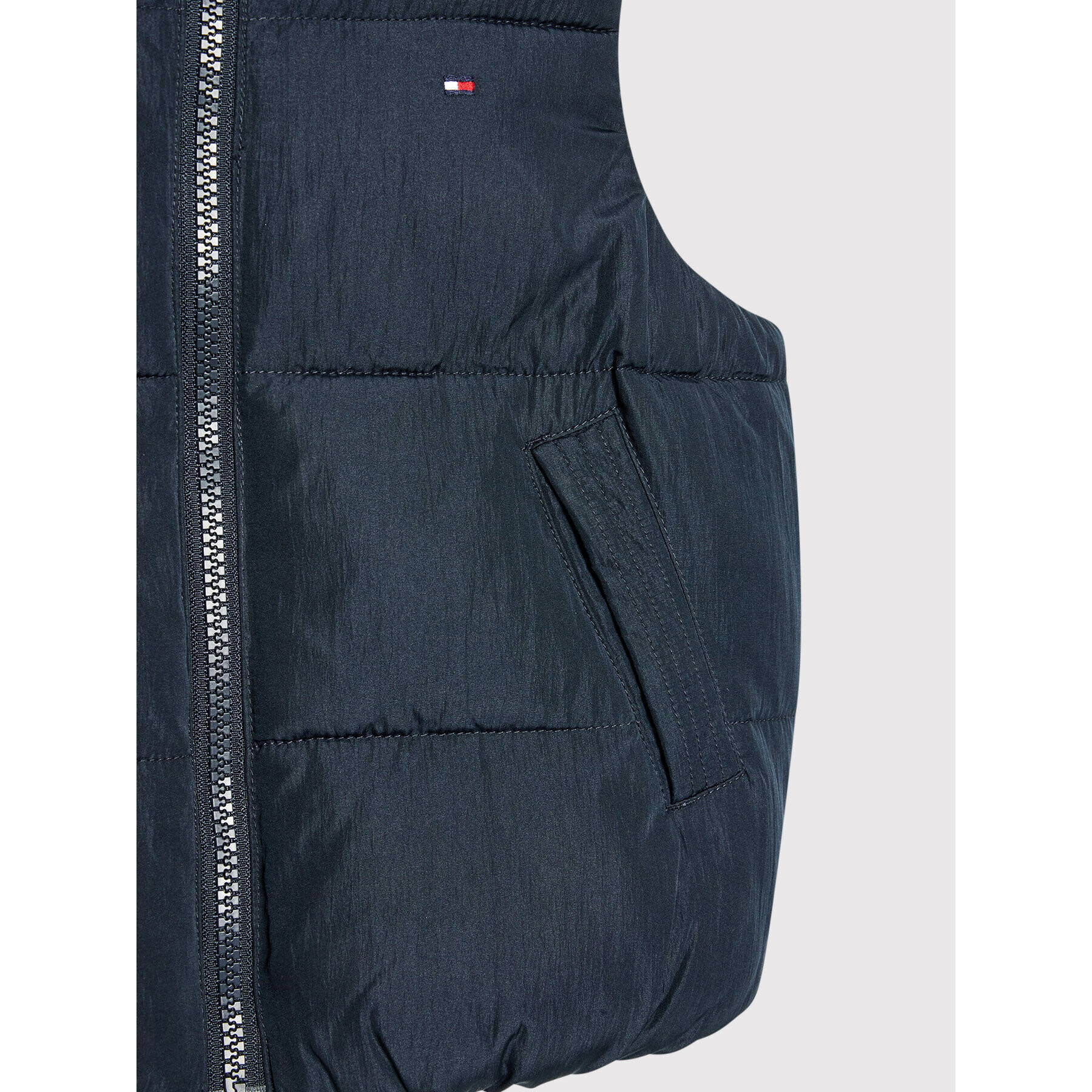 Tommy Hilfiger Vestă KG0KG06826 D Bleumarin Regular Fit - Pled.ro