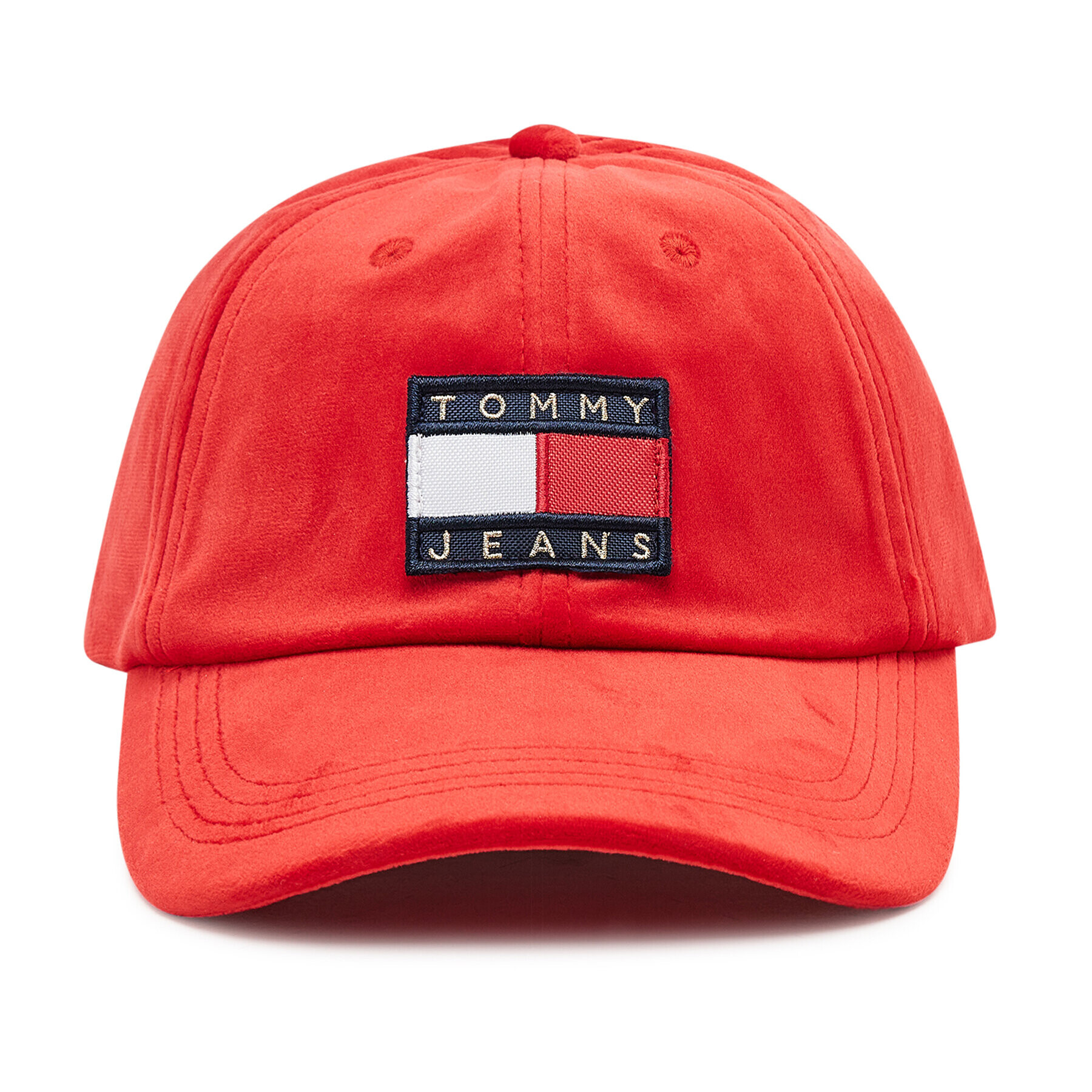 Tommy Jeans Șapcă Heritage Velvet AW0AW11097 Roșu - Pled.ro