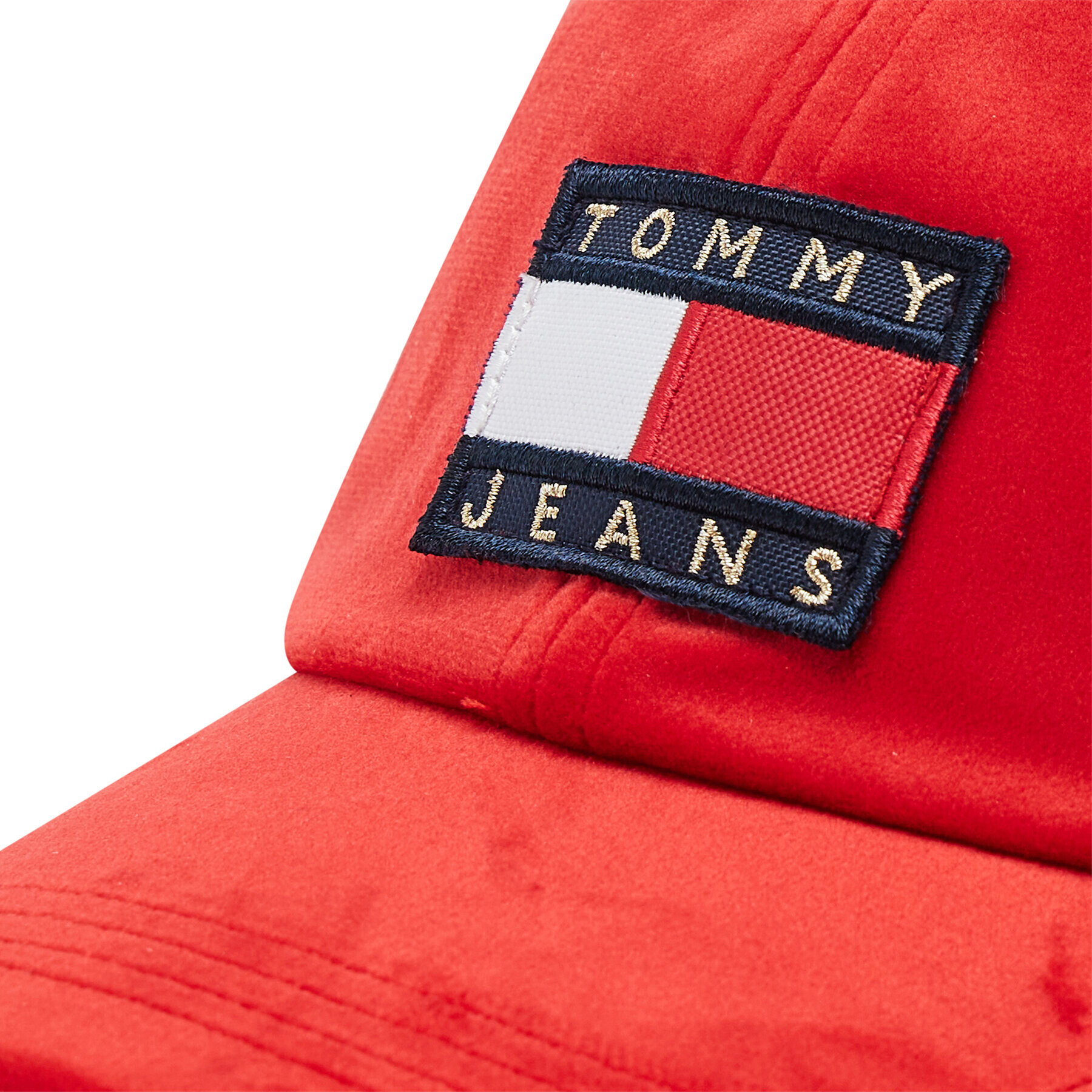 Tommy Jeans Șapcă Heritage Velvet AW0AW11097 Roșu - Pled.ro