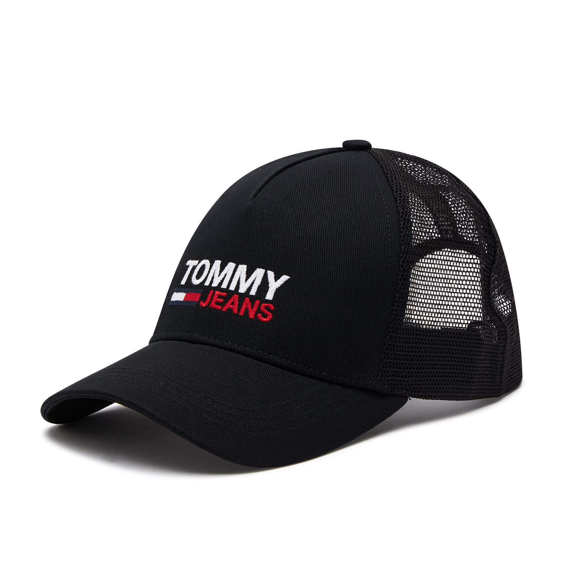 Tommy Jeans Șapcă Tjm Flag Trucker AM0AM07172 Negru - Pled.ro