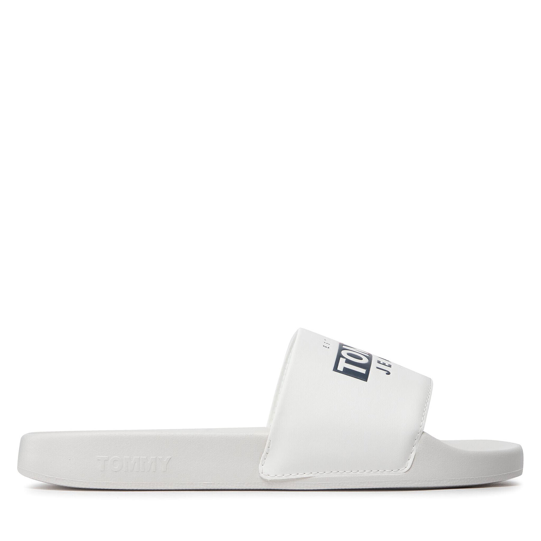 Tommy Jeans Șlapi Seasonal Poolslide EM0EM01031 Alb - Pled.ro