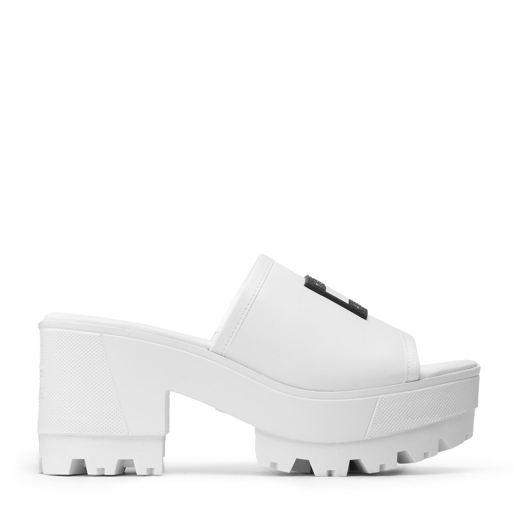 Tommy Jeans Șlapi Slip On Mule EN0EN01808 Alb - Pled.ro