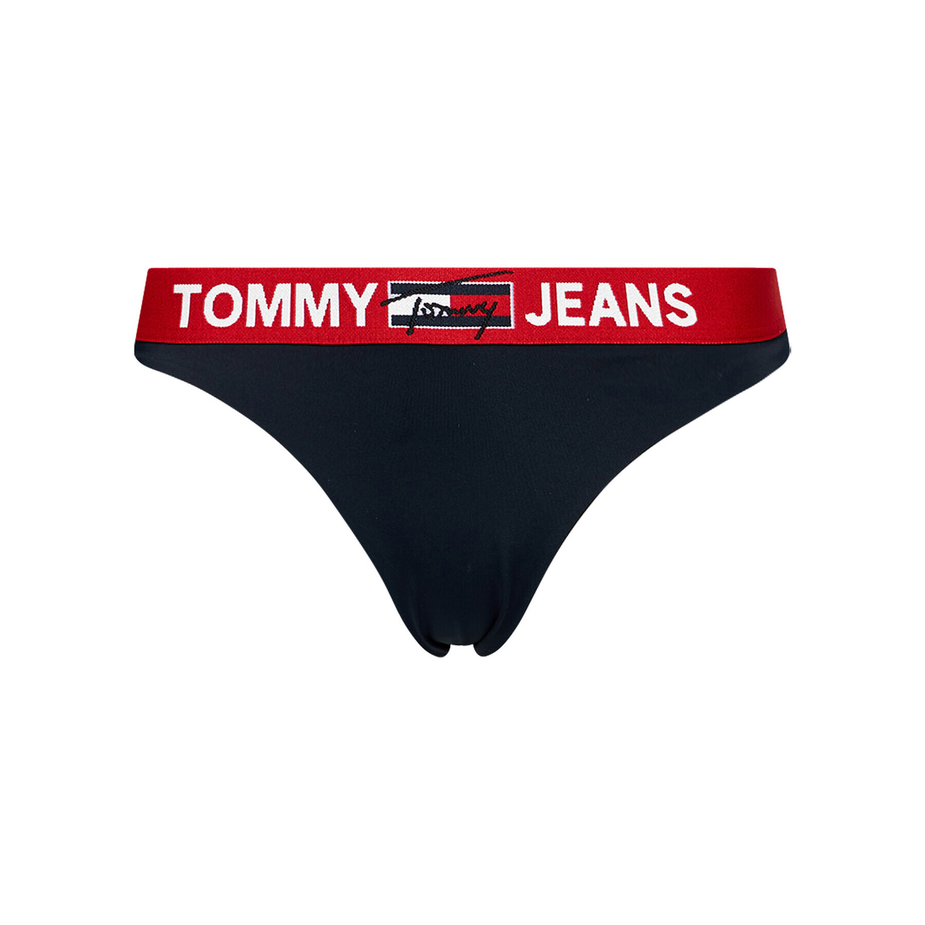 Tommy Jeans Bikini partea de jos UW0UW02942 Bleumarin - Pled.ro