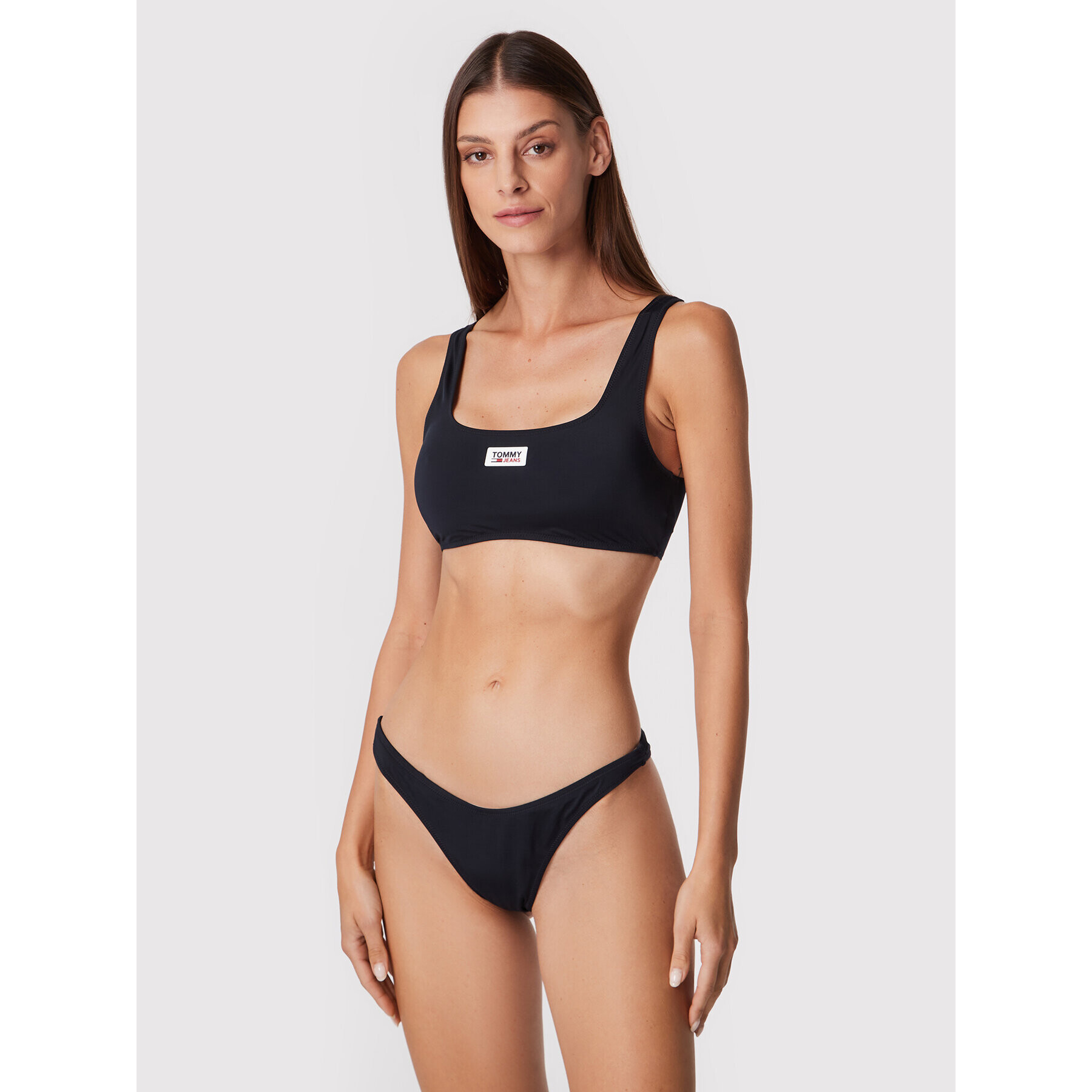 Tommy Jeans Bikini partea de jos UW0UW03373 Bleumarin - Pled.ro