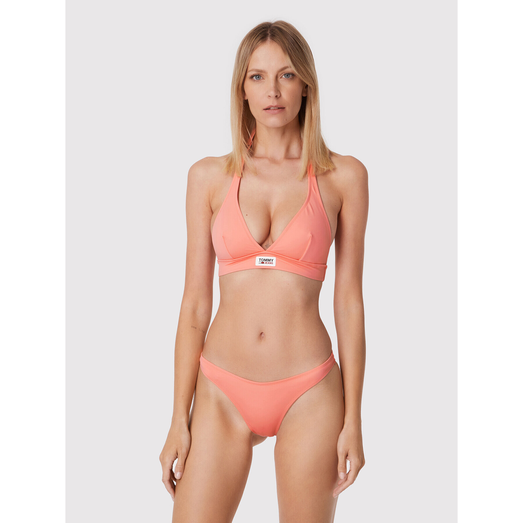 Tommy Jeans Bikini partea de jos UW0UW03373 Portocaliu - Pled.ro