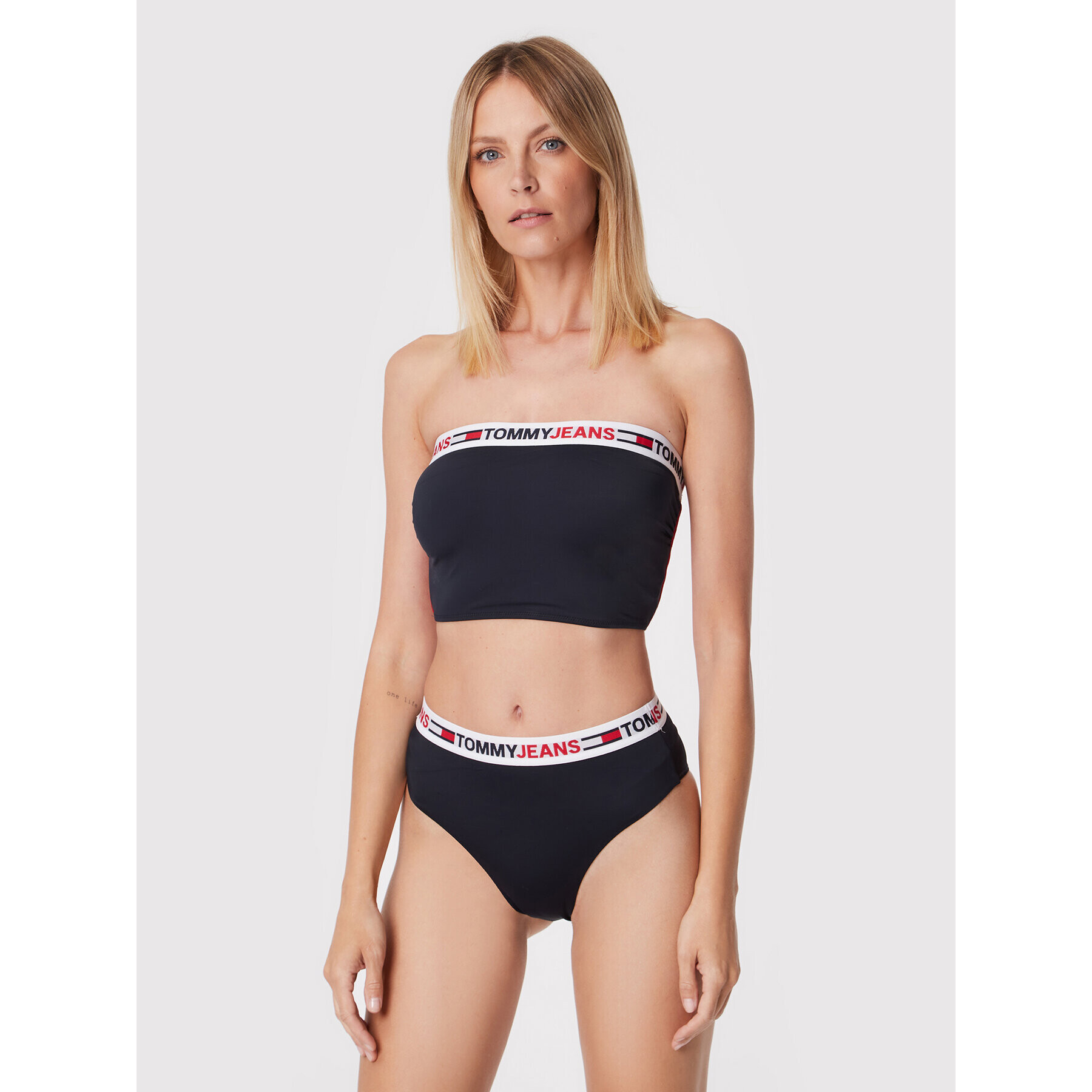 Tommy Jeans Bikini partea de jos UW0UW03402 Bleumarin - Pled.ro