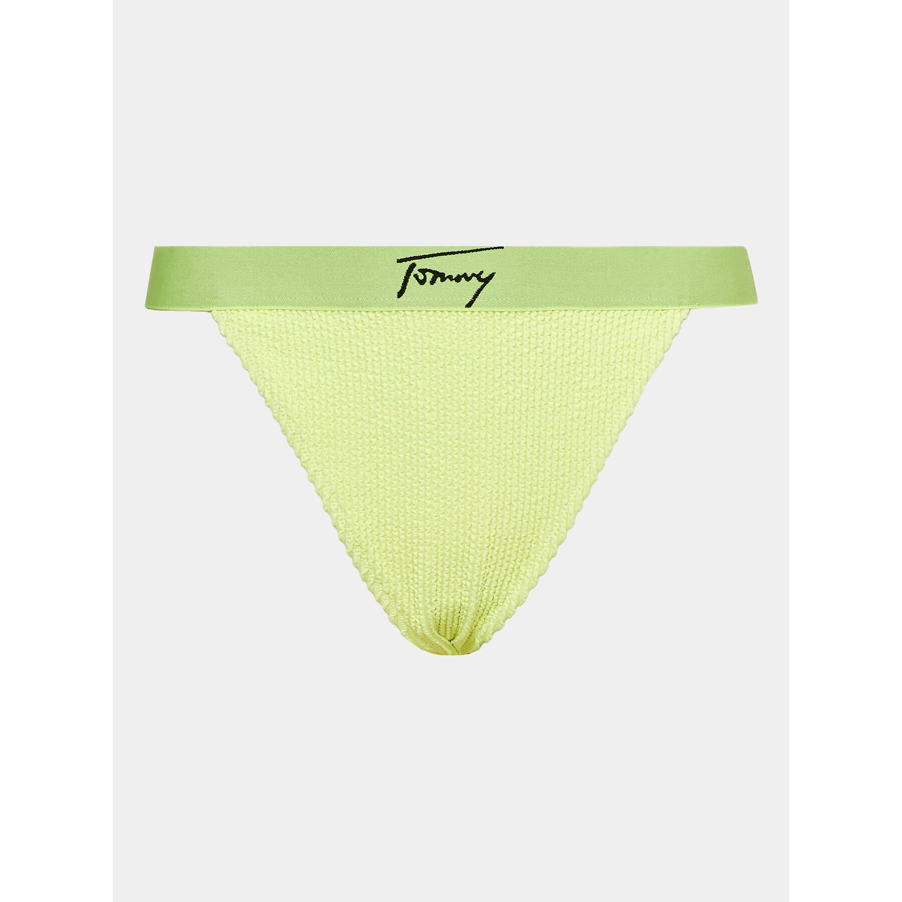 Tommy Jeans Bikini partea de jos UW0UW04491 Verde - Pled.ro