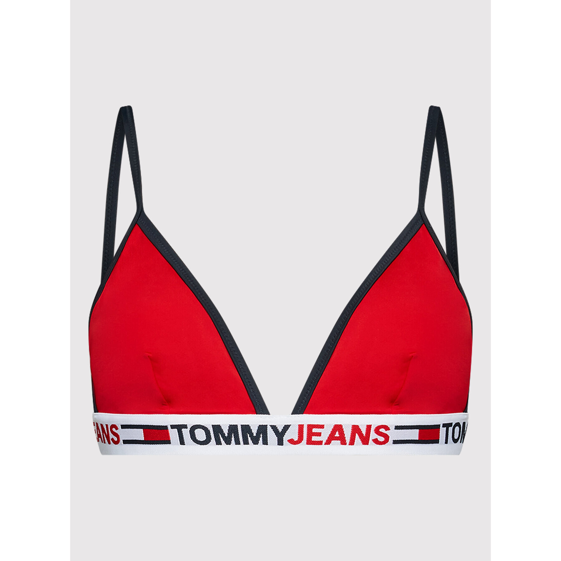 Tommy Jeans Bikini partea de sus UW0UW03351 Roșu - Pled.ro