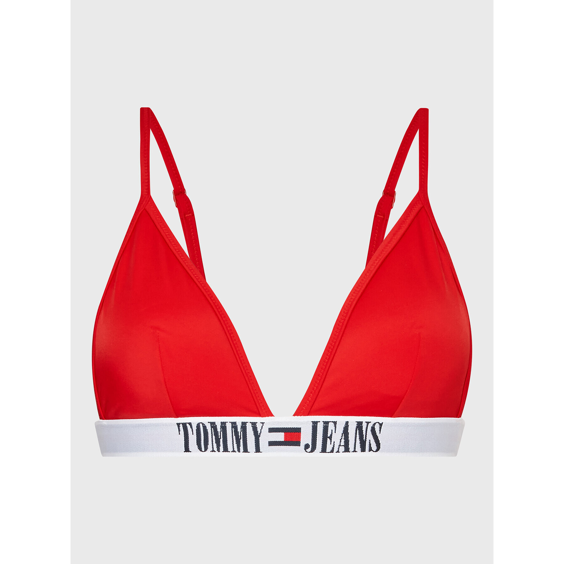 Tommy Jeans Bikini partea de sus UW0UW04079 Roșu - Pled.ro