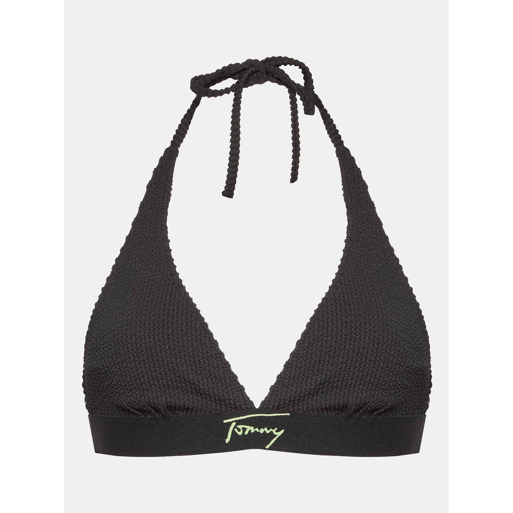 Tommy Jeans Bikini partea de sus UW0UW04489 Negru - Pled.ro