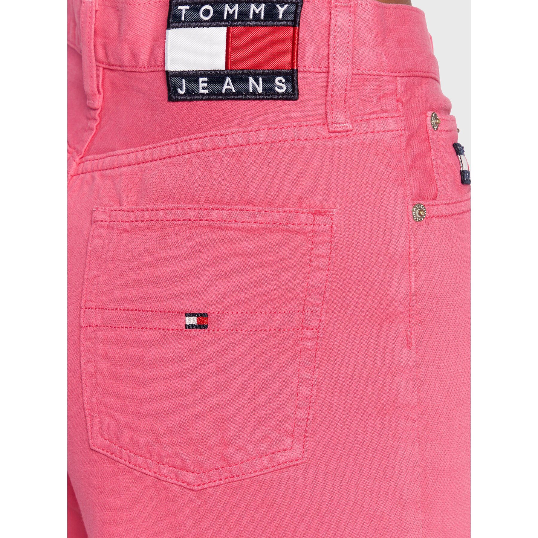 Tommy Jeans Blugi DW0DW14221 Roz Straight Fit - Pled.ro