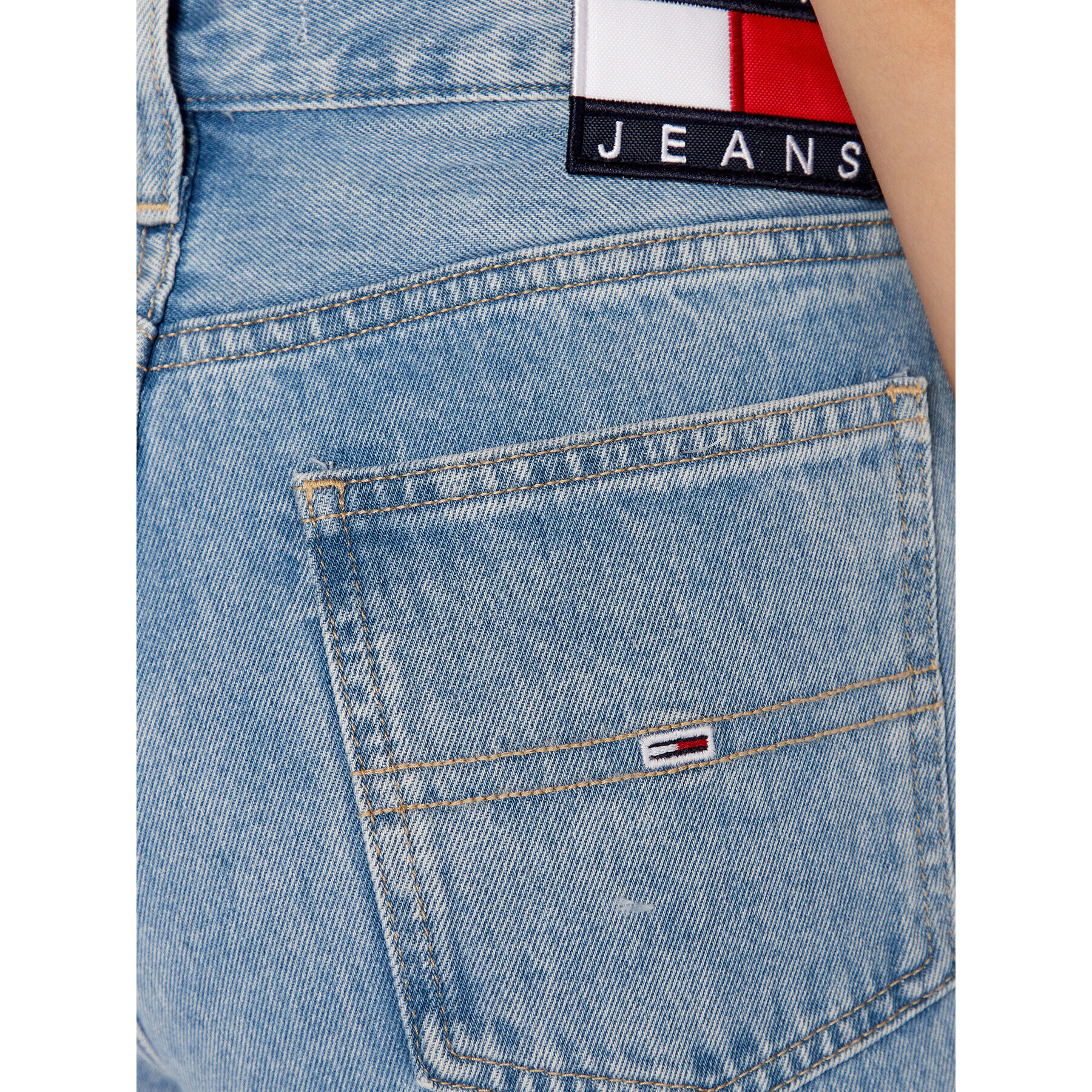 Tommy Jeans Blugi Izzy DW0DW15494 Albastru Regular Fit - Pled.ro