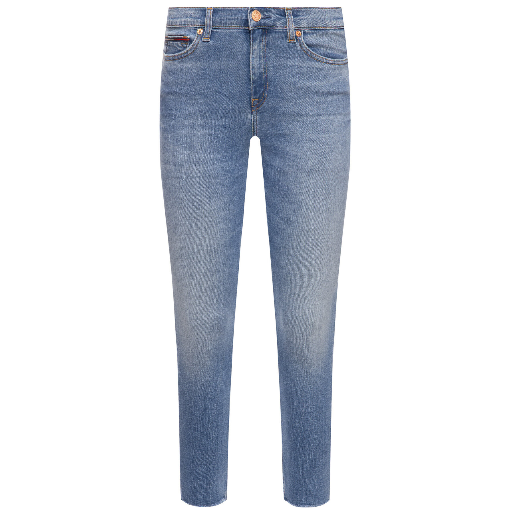 Tommy Jeans Blugi Nora DW0DW07512 Albastru Skinny Fit - Pled.ro