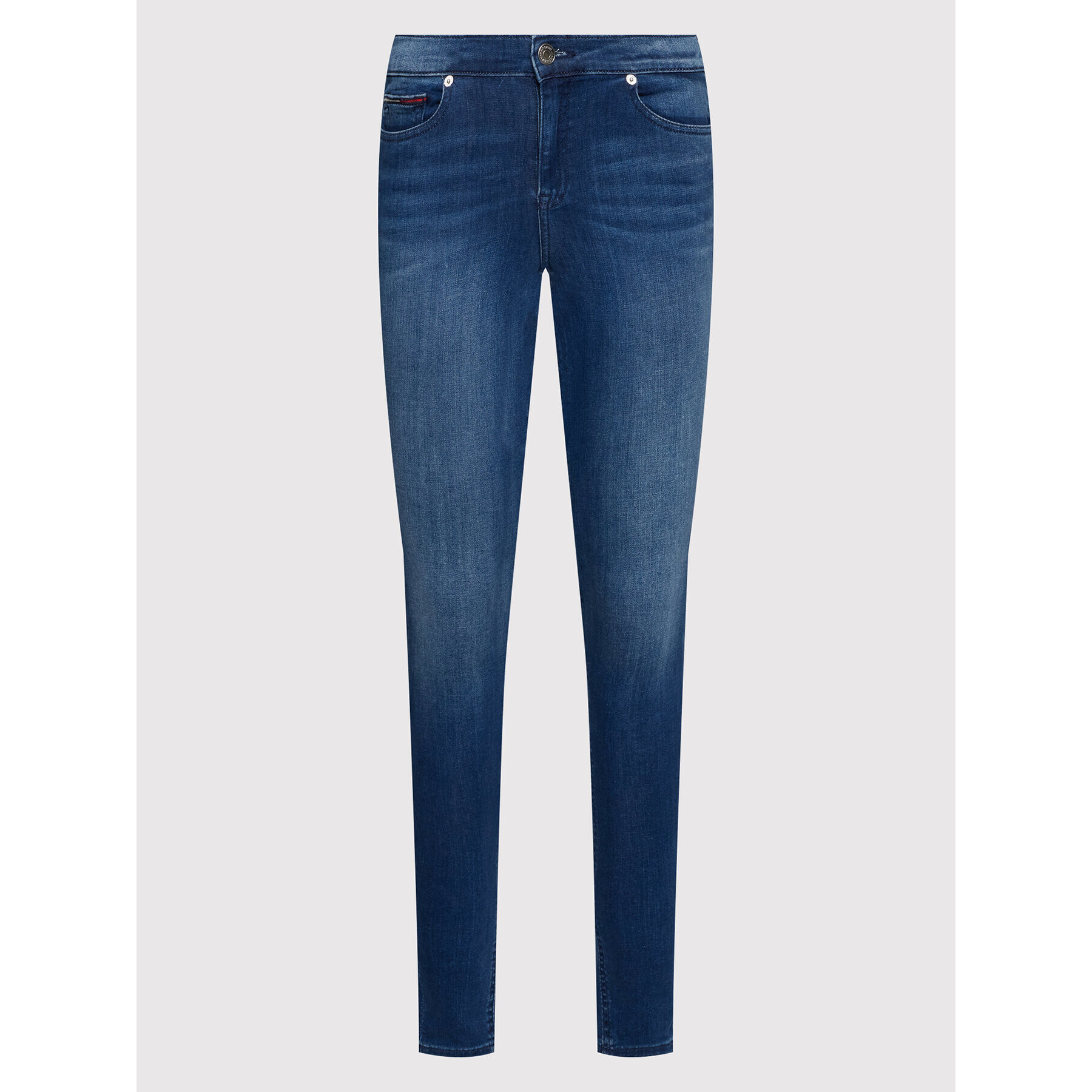 Tommy Jeans Blugi Nora DW0DW09213 Bleumarin Skinny Fit - Pled.ro