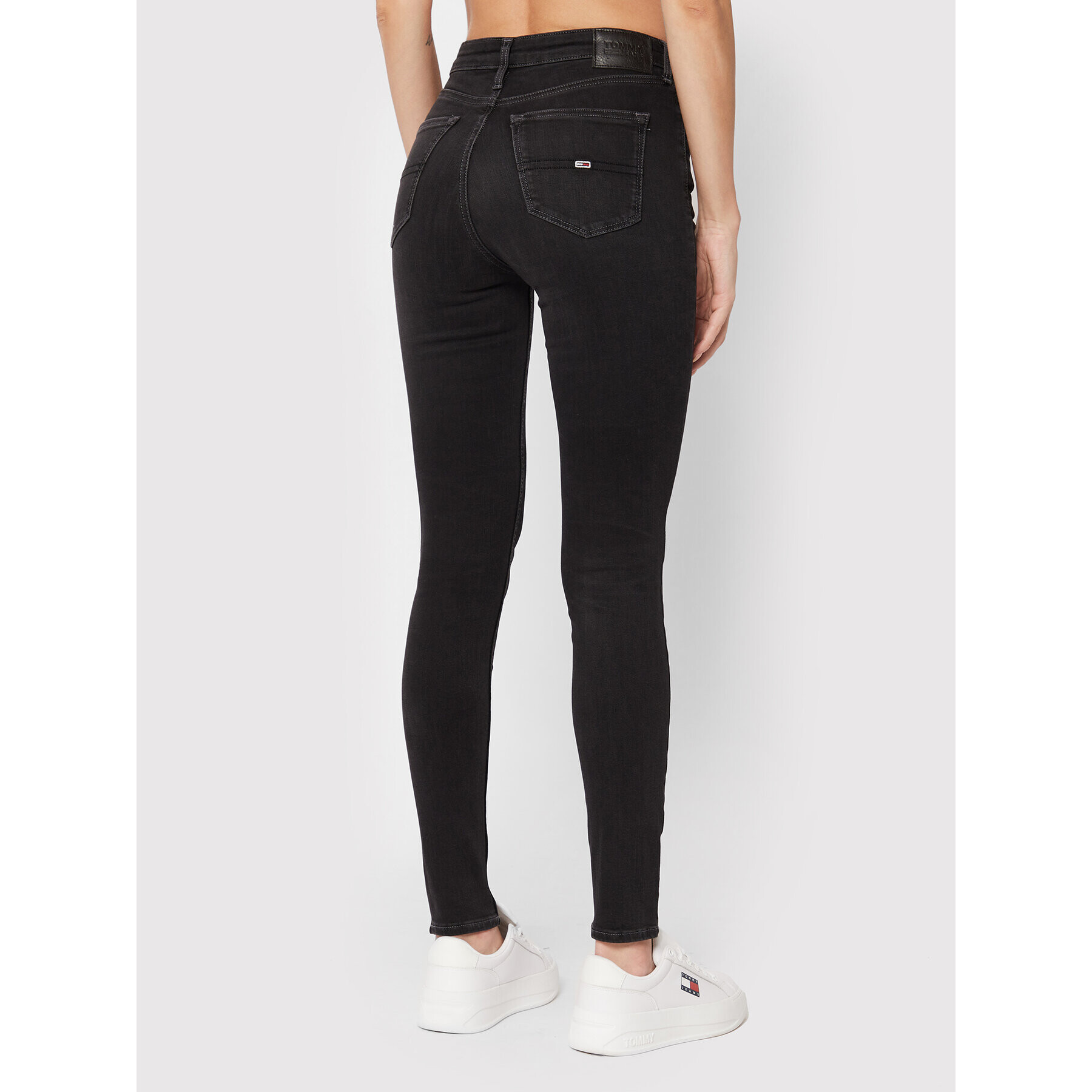 Tommy Jeans Blugi Nora DW0DW13358 Negru Skinny Fit - Pled.ro