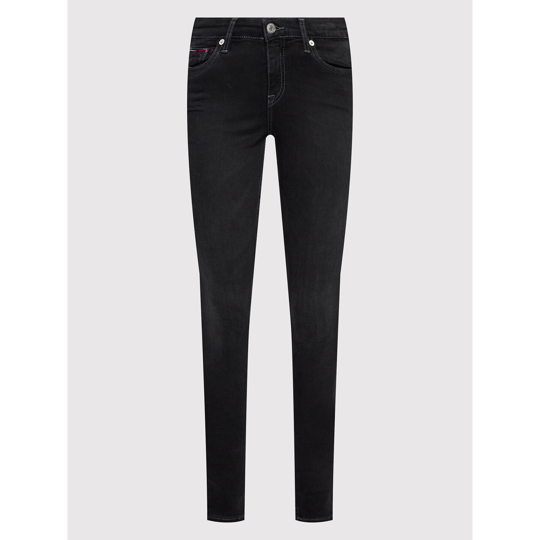 Tommy Jeans Blugi Nora DW0DW13358 Negru Skinny Fit - Pled.ro