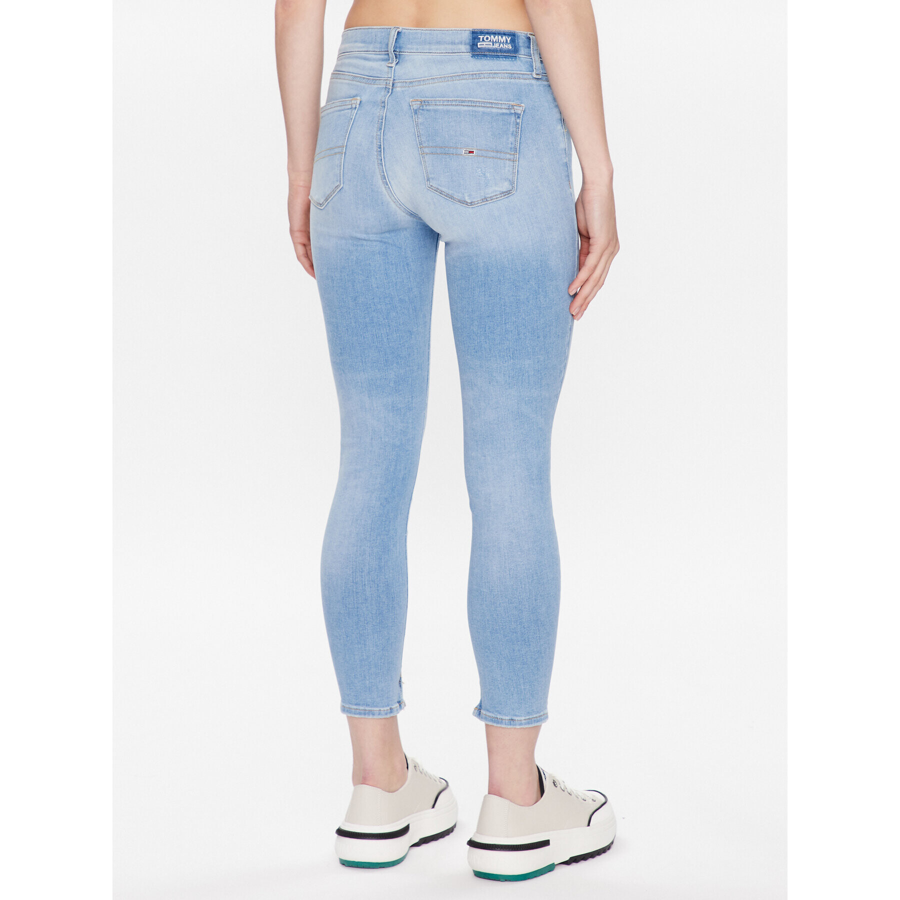 Tommy Jeans Blugi Nora DW0DW15485 Albastru Skinny Fit - Pled.ro