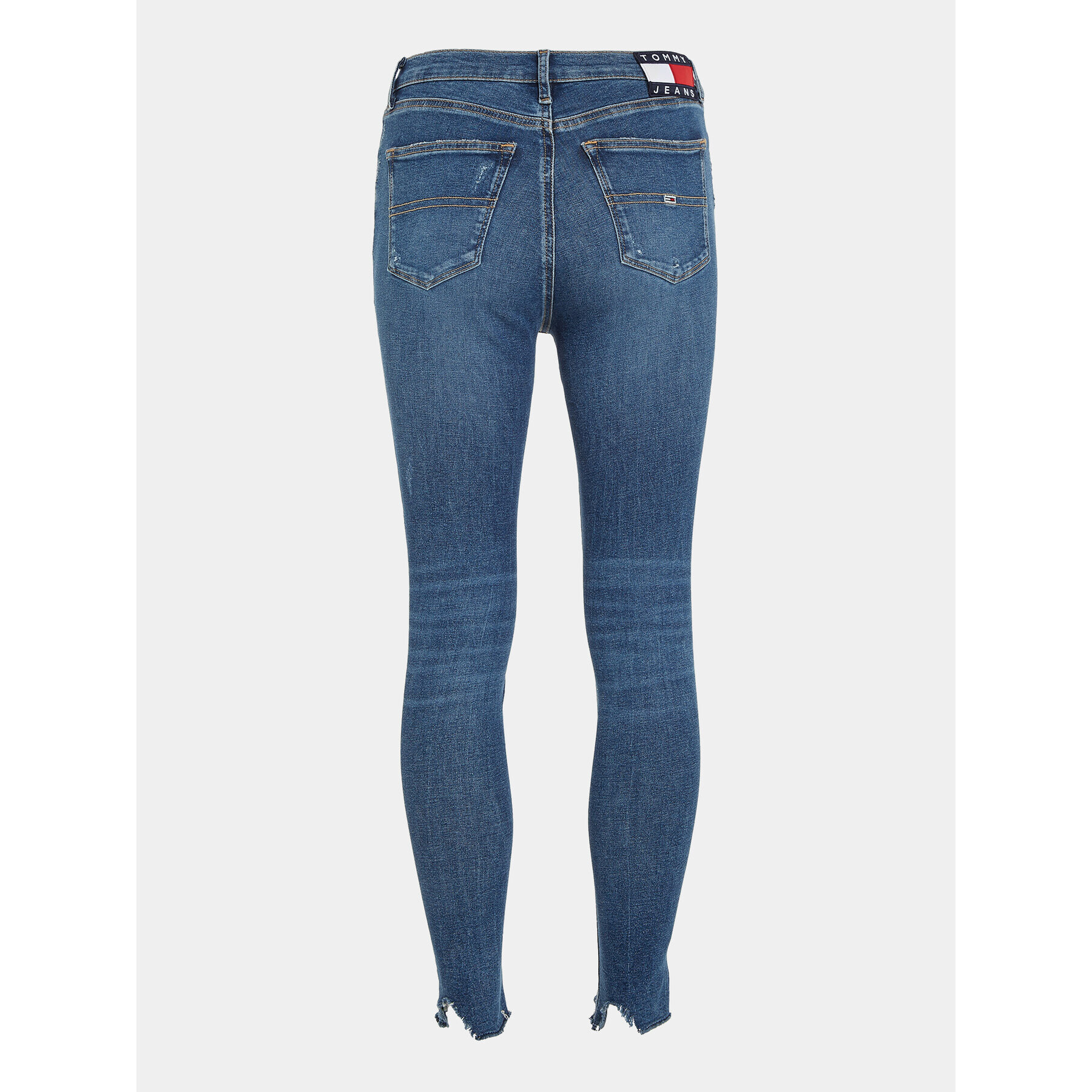 Tommy Jeans Blugi Nora DW0DW16031 Bleumarin Skinny Fit - Pled.ro