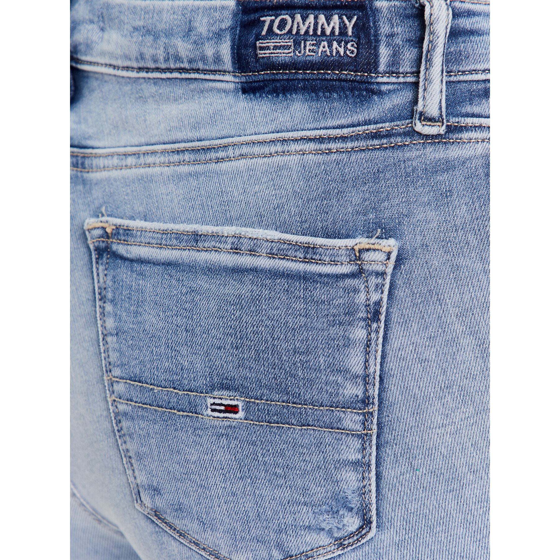 Tommy Jeans Blugi Nora DW0DW16043 Albastru Skinny Fit - Pled.ro