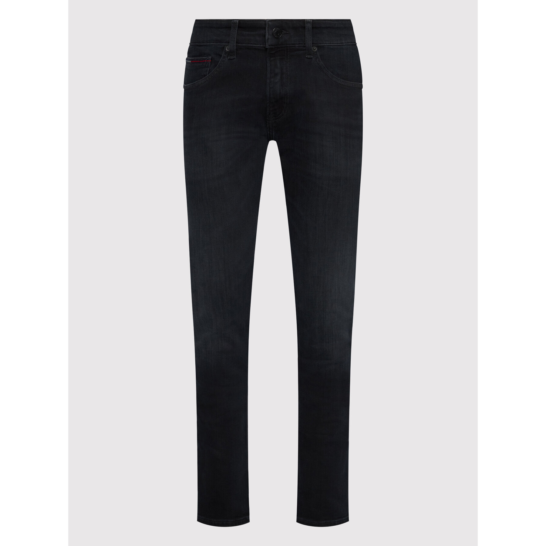 Tommy Jeans Blugi Scanton DM0DM09561 Negru Slim Fit - Pled.ro