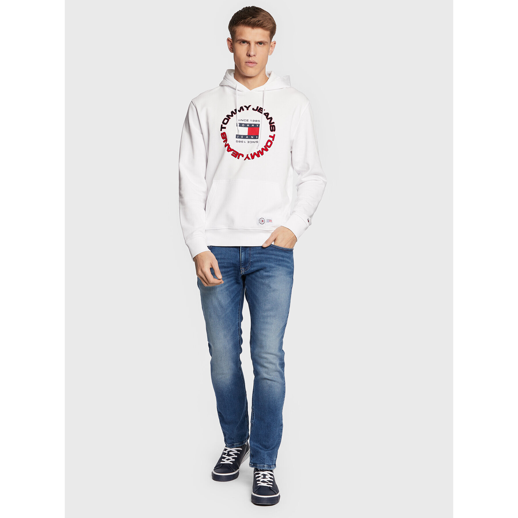 Tommy Jeans Blugi Scanton DM0DM15558 Albastru Slim Fit - Pled.ro