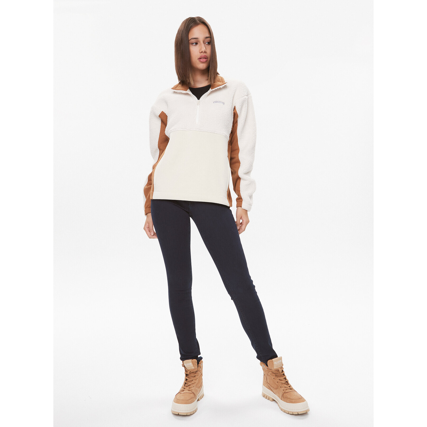 Tommy Jeans Blugi Sophie DW0DW09210 Bleumarin Skinny Fit - Pled.ro