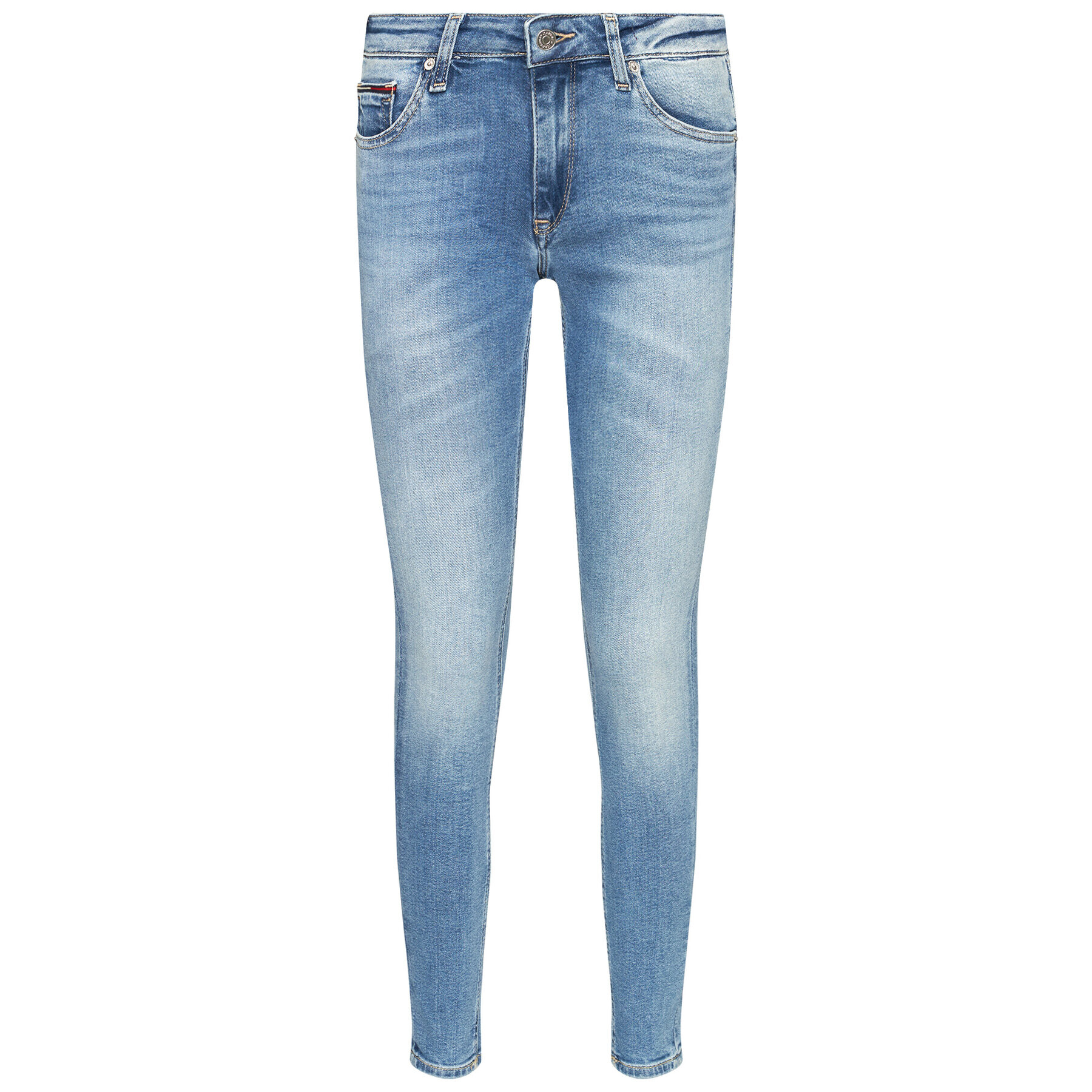 Tommy Jeans Blugi Sophie DW0DW09465 Albastru Skinny Fit - Pled.ro