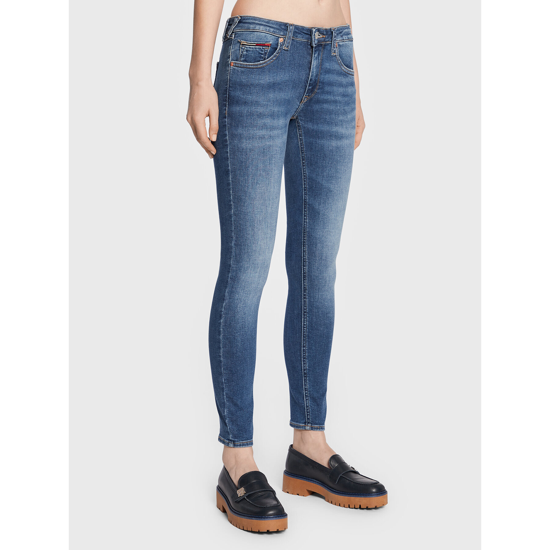 Tommy Jeans Blugi Sophie DW0DW14094 Albastru Skinny Fit - Pled.ro