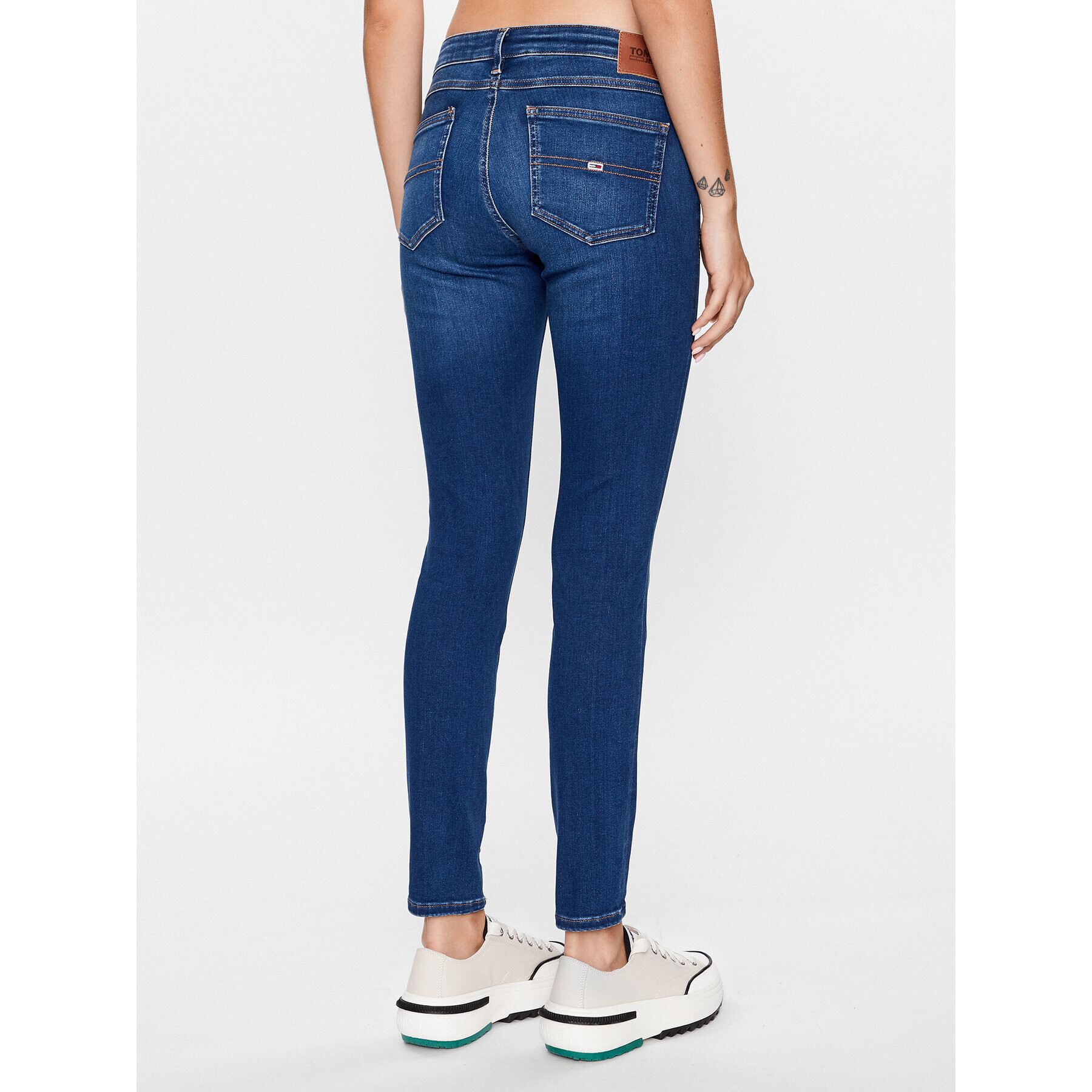 Tommy Jeans Blugi Sophie DW0DW16040 Bleumarin Skinny Fit - Pled.ro