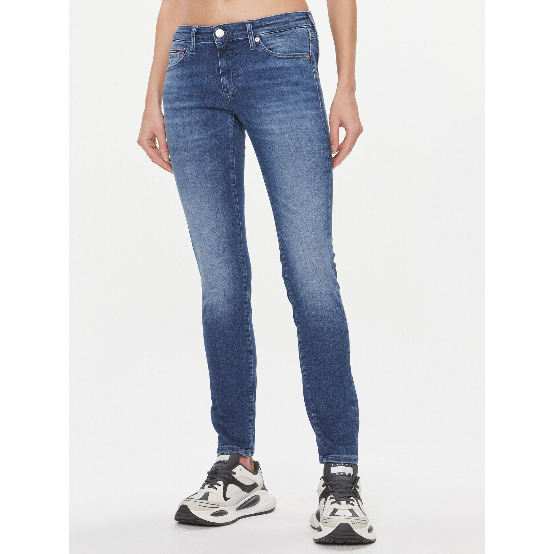 Tommy Jeans Blugi Sophie DW0DW16206 Albastru Skinny Fit - Pled.ro