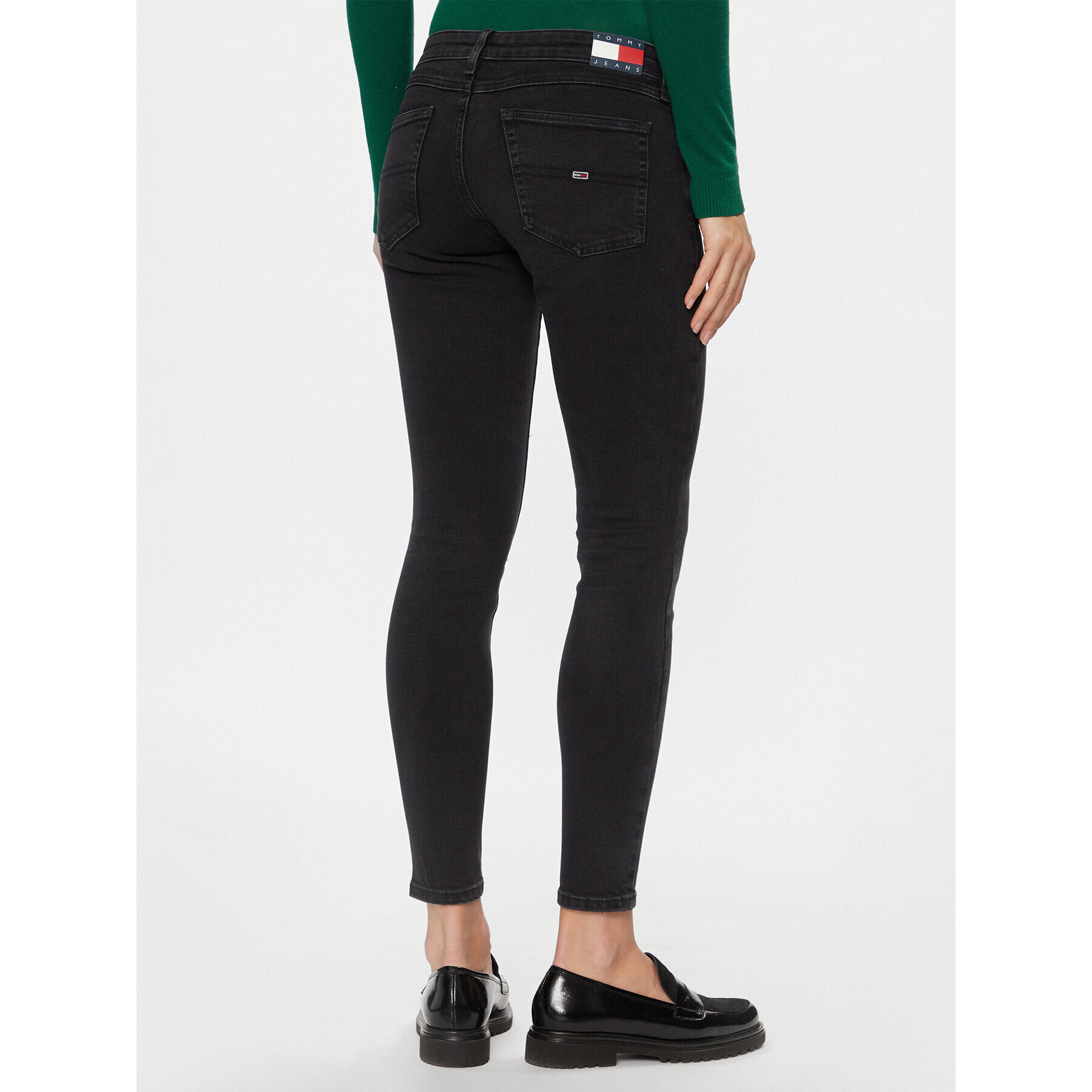 Tommy Jeans Blugi Sophie DW0DW17144 Negru Skinny Fit - Pled.ro