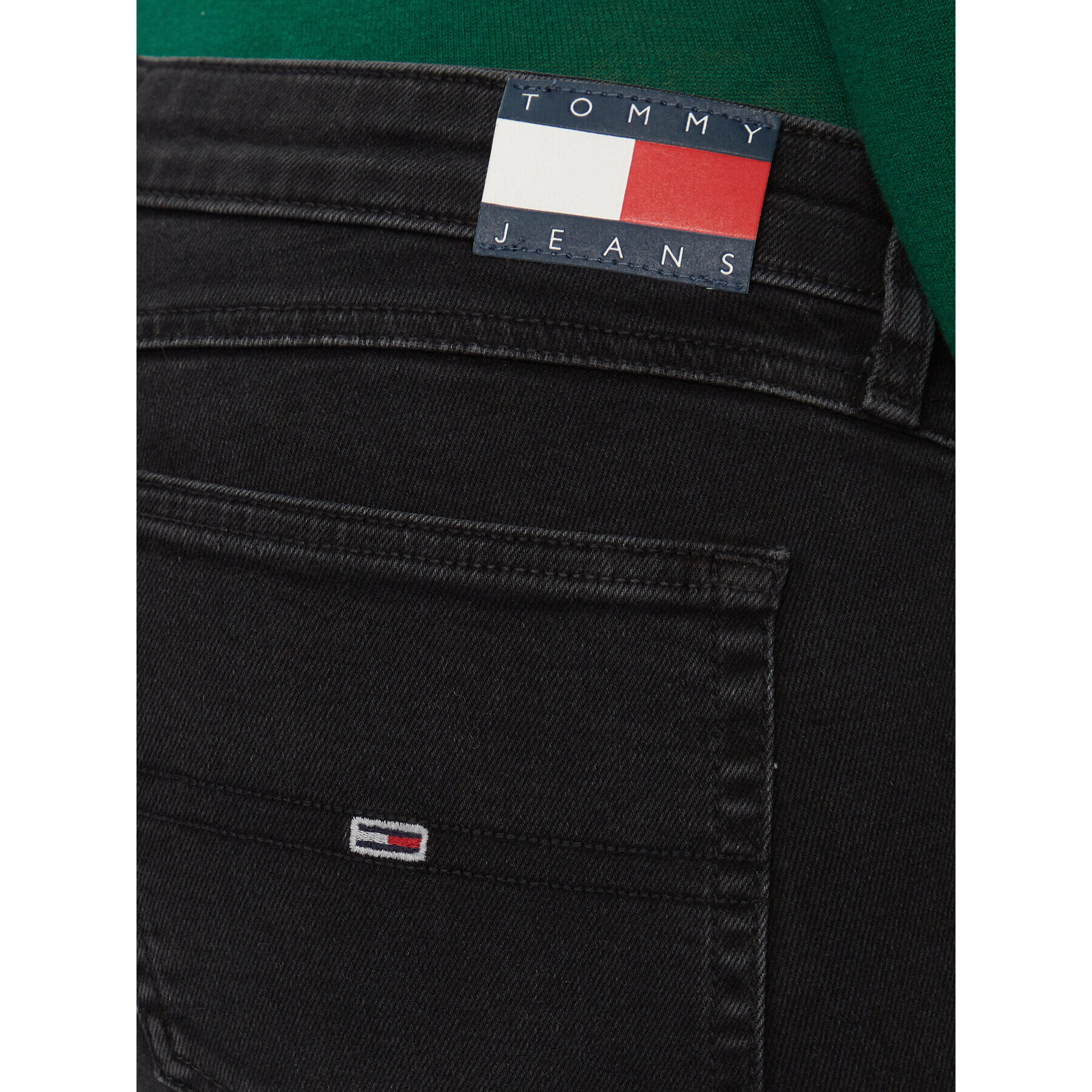 Tommy Jeans Blugi Sophie DW0DW17144 Negru Skinny Fit - Pled.ro