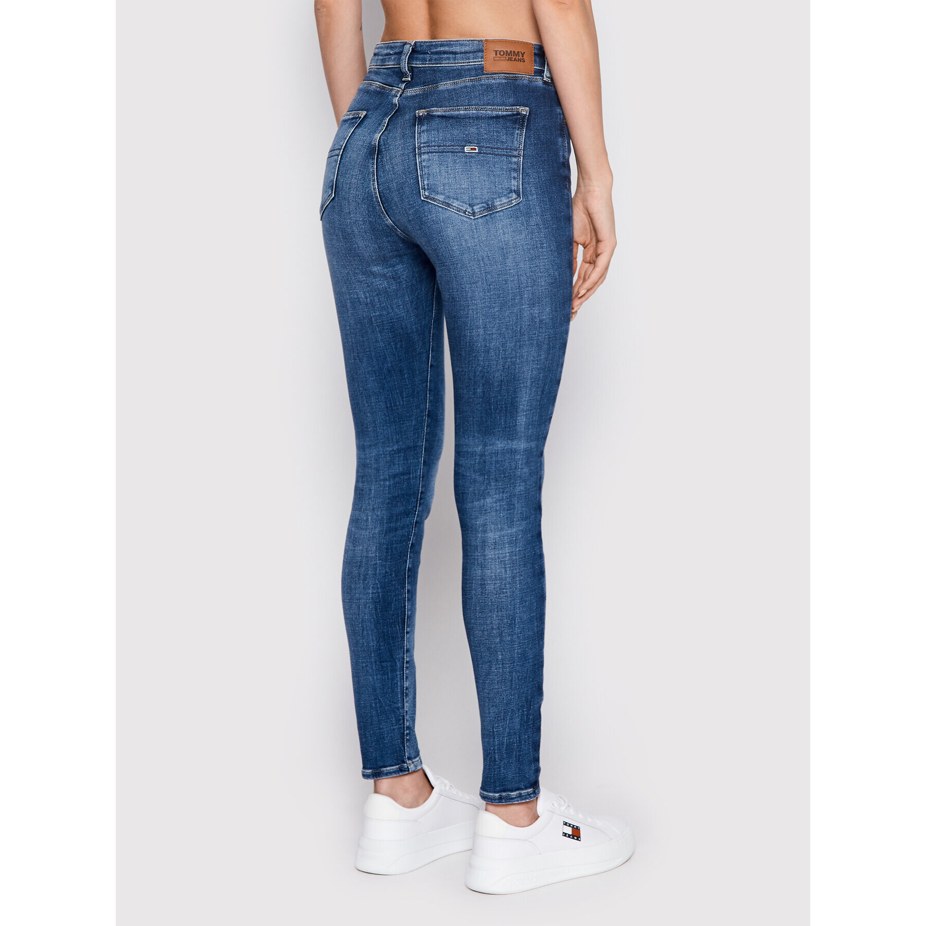 Tommy Jeans Blugi Sylvia DW0DW13354 Albastru Skinny Fit - Pled.ro