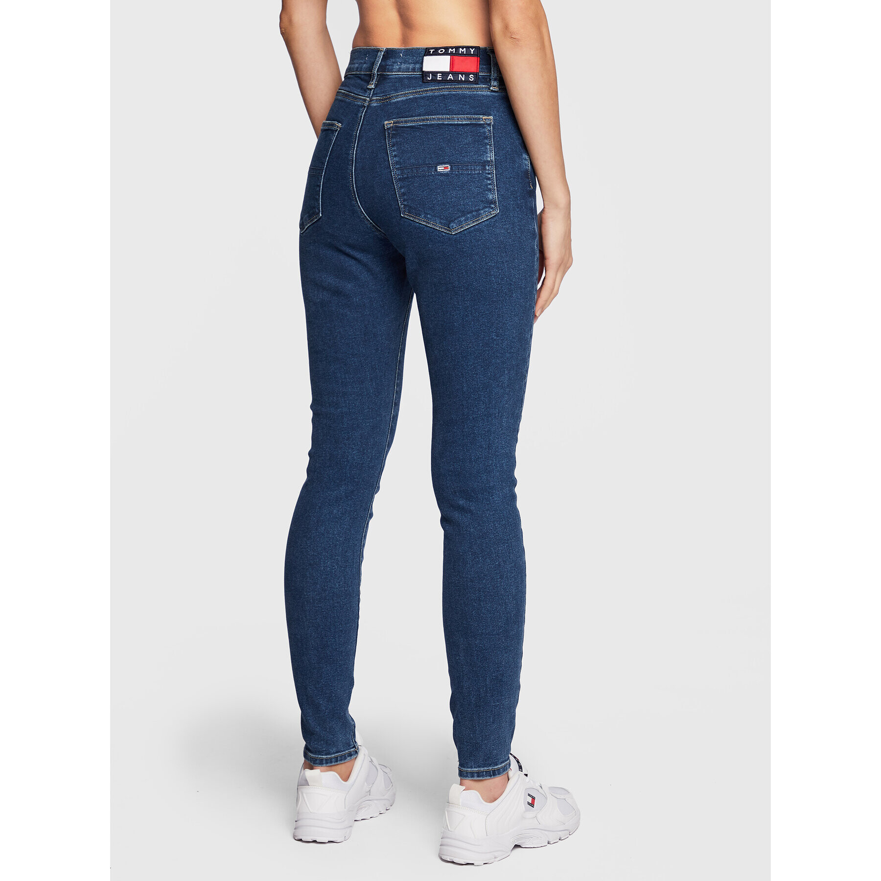 Tommy Jeans Blugi Sylvia DW0DW14095 Albastru Skinny Fit - Pled.ro