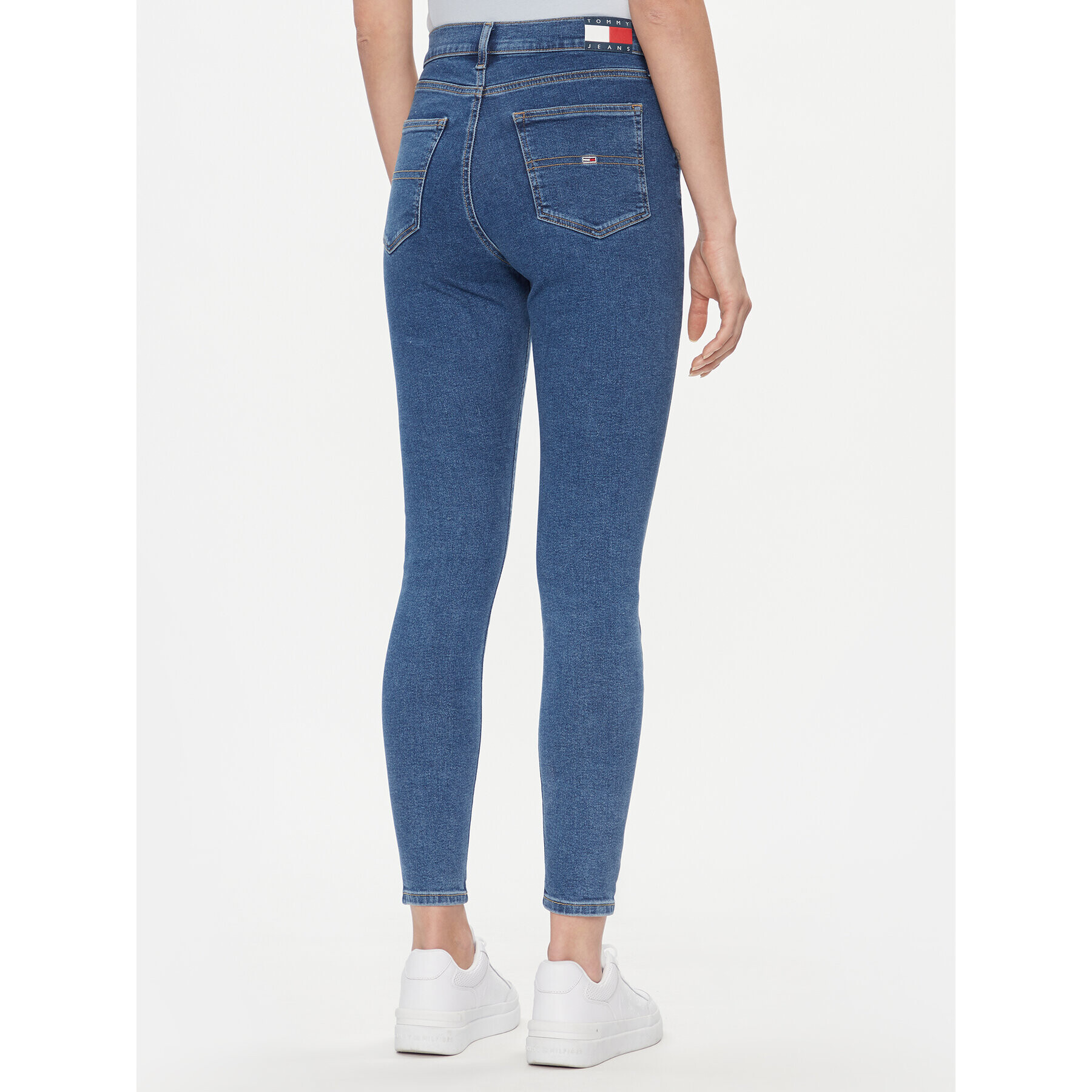 Tommy Jeans Blugi Sylvia DW0DW17147 Albastru Skinny Fit - Pled.ro